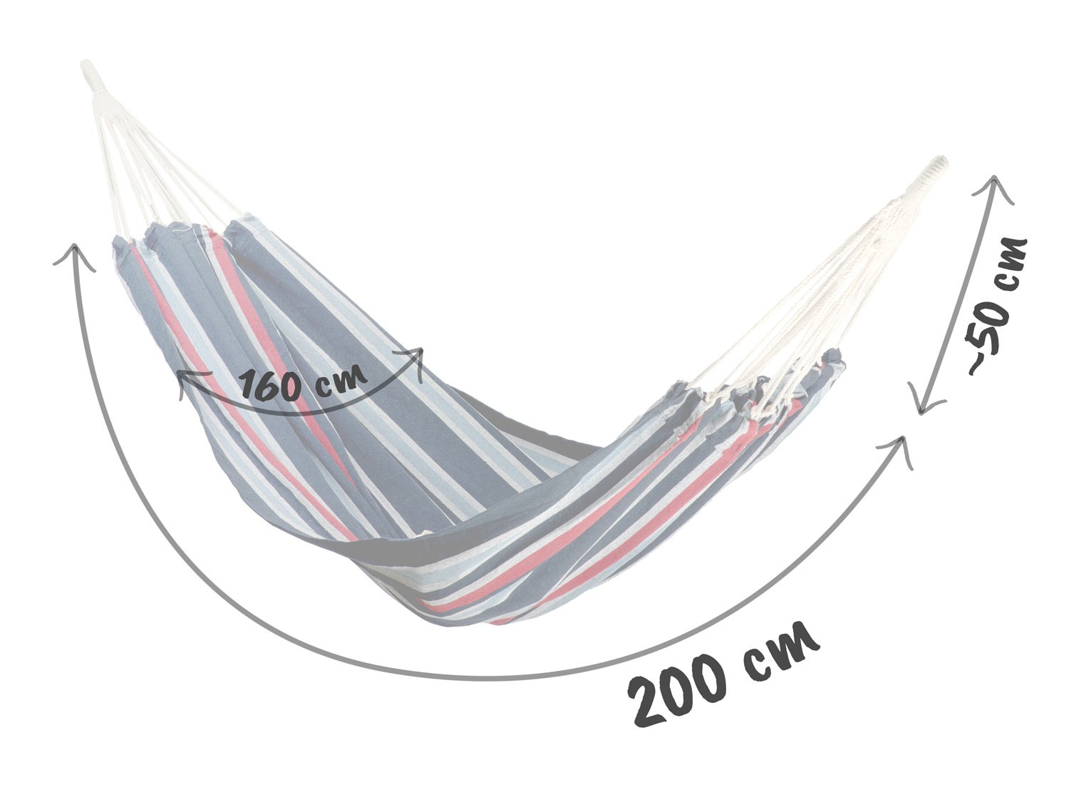 Malaga kahekohaline sinine ja punane aiavõrkkiik Sofotel - Image 8