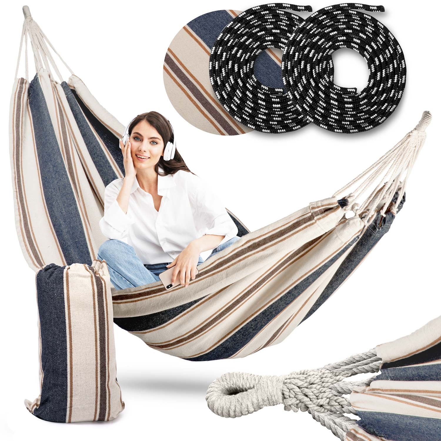 Malaga üheinimese sinine ja valge aiavõrkkiik Sofotel