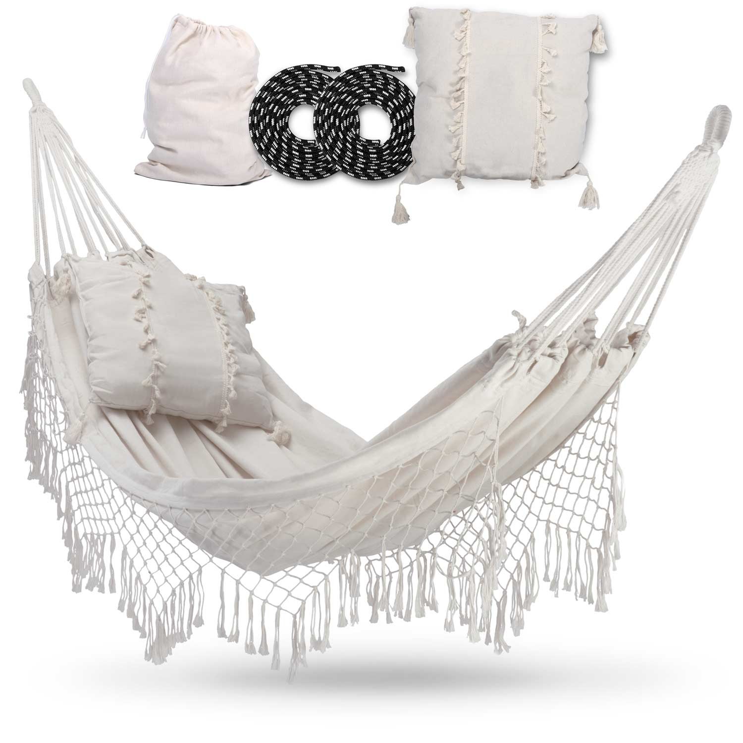 Toledo kaheinimese beež aiavõrkkiik Sofotel padjaga - Image 2