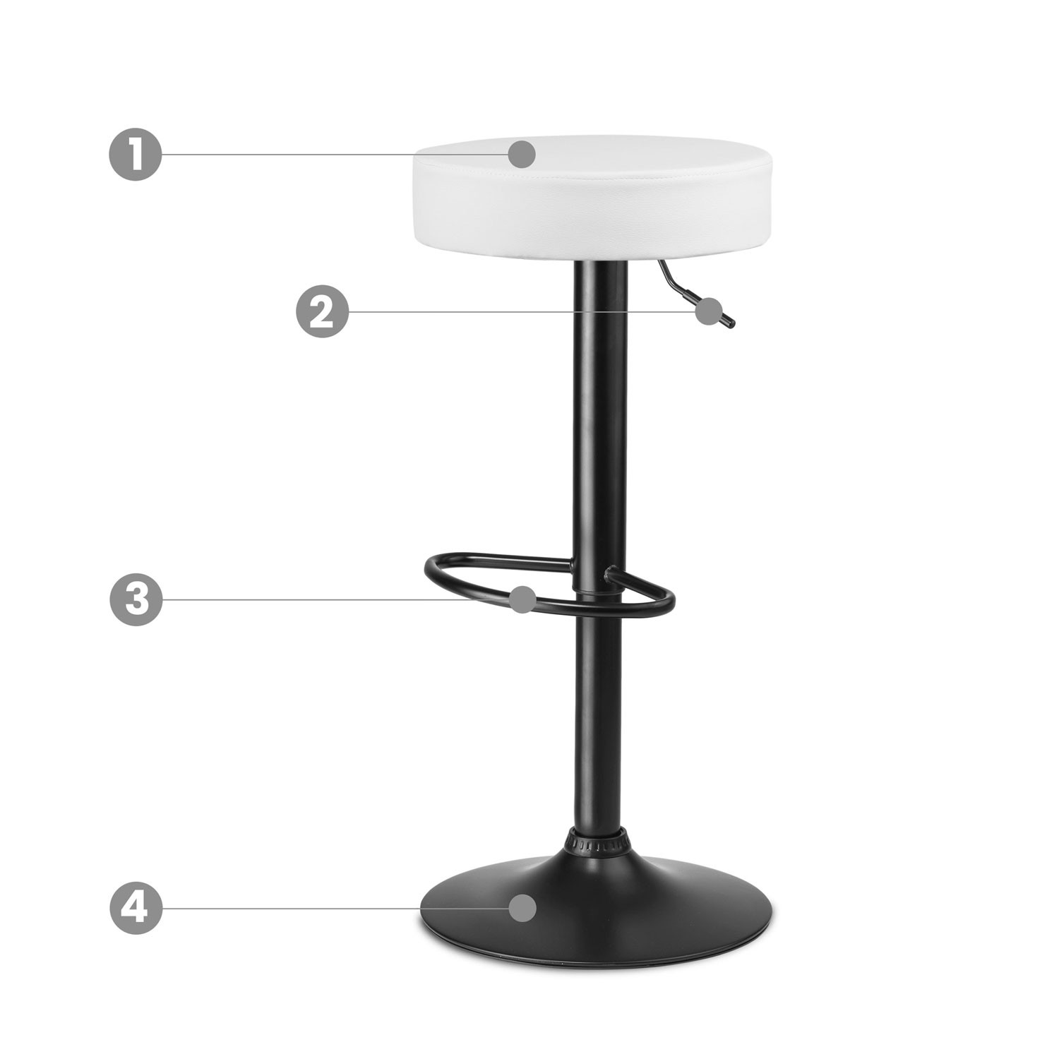 Imago baaritool valge - 2 tk - Image 7