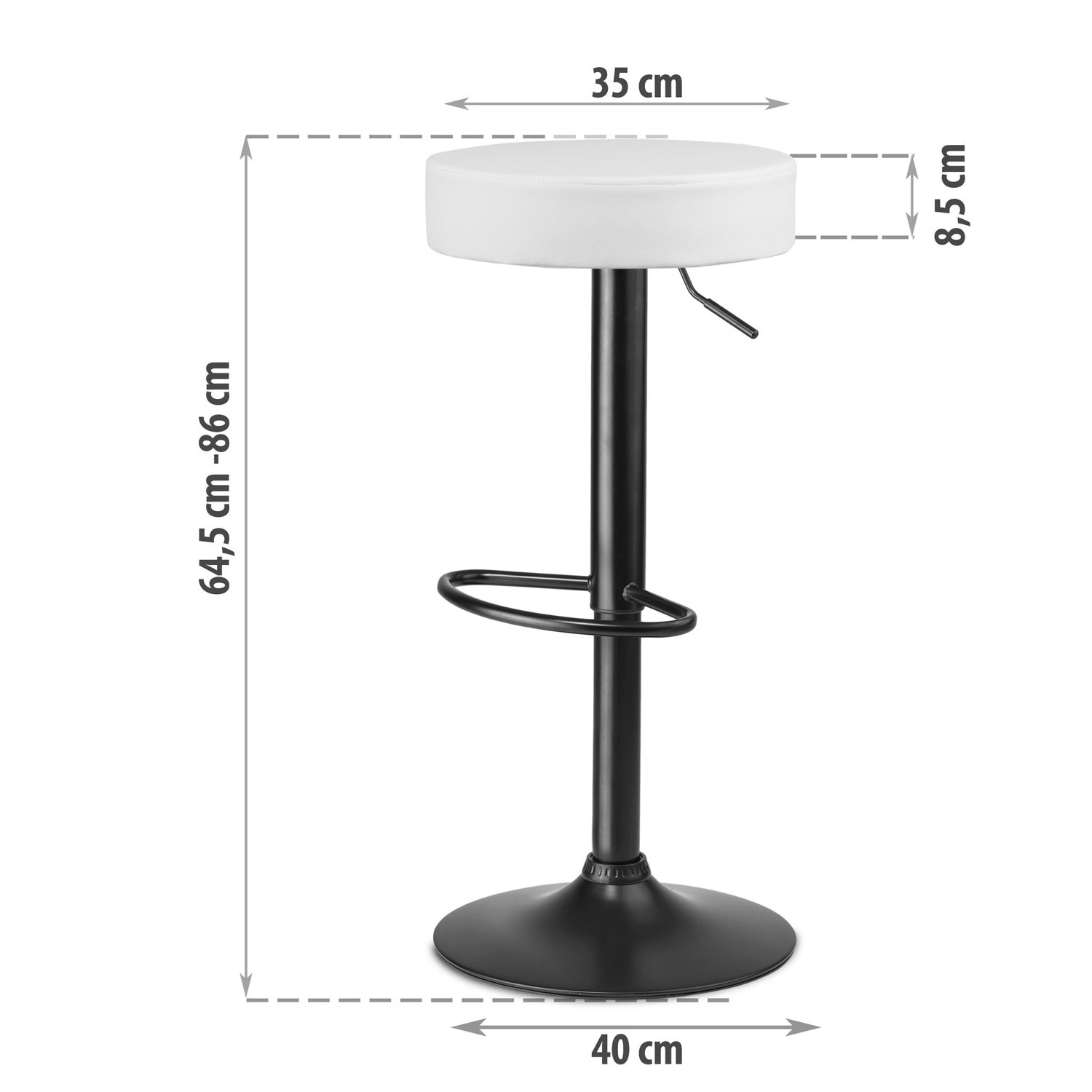 Imago baaritool valge - 2 tk - Image 8