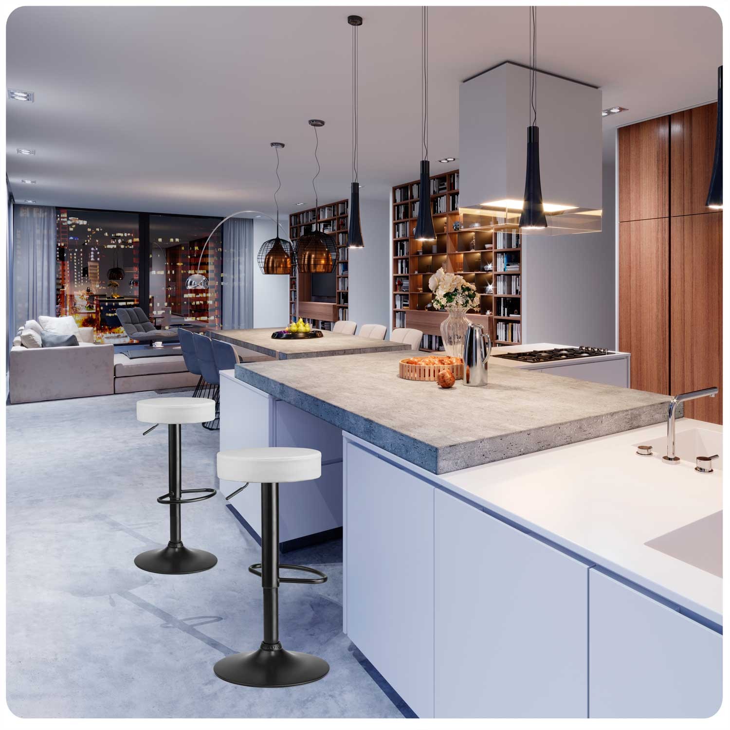 Imago baaritool valge - 2 tk - Image 10