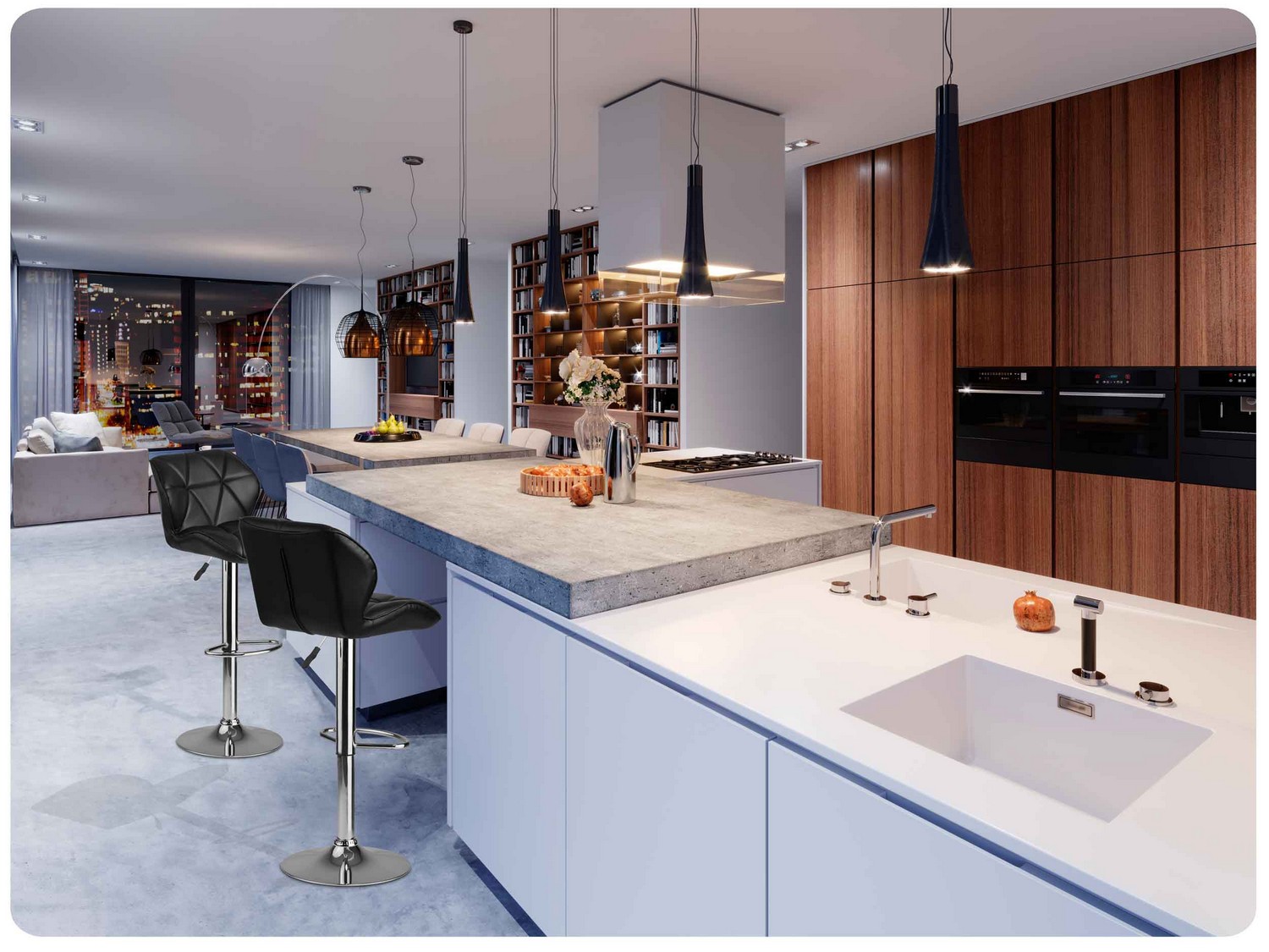 Castel baaritool seljatoega, must - Image 8