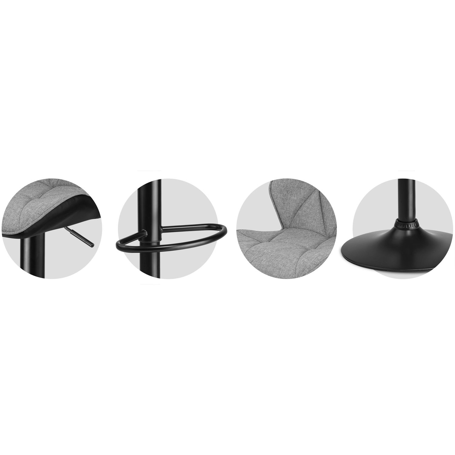 Castel baaritool seljatoega - 2 osa - must ja hall - Image 6