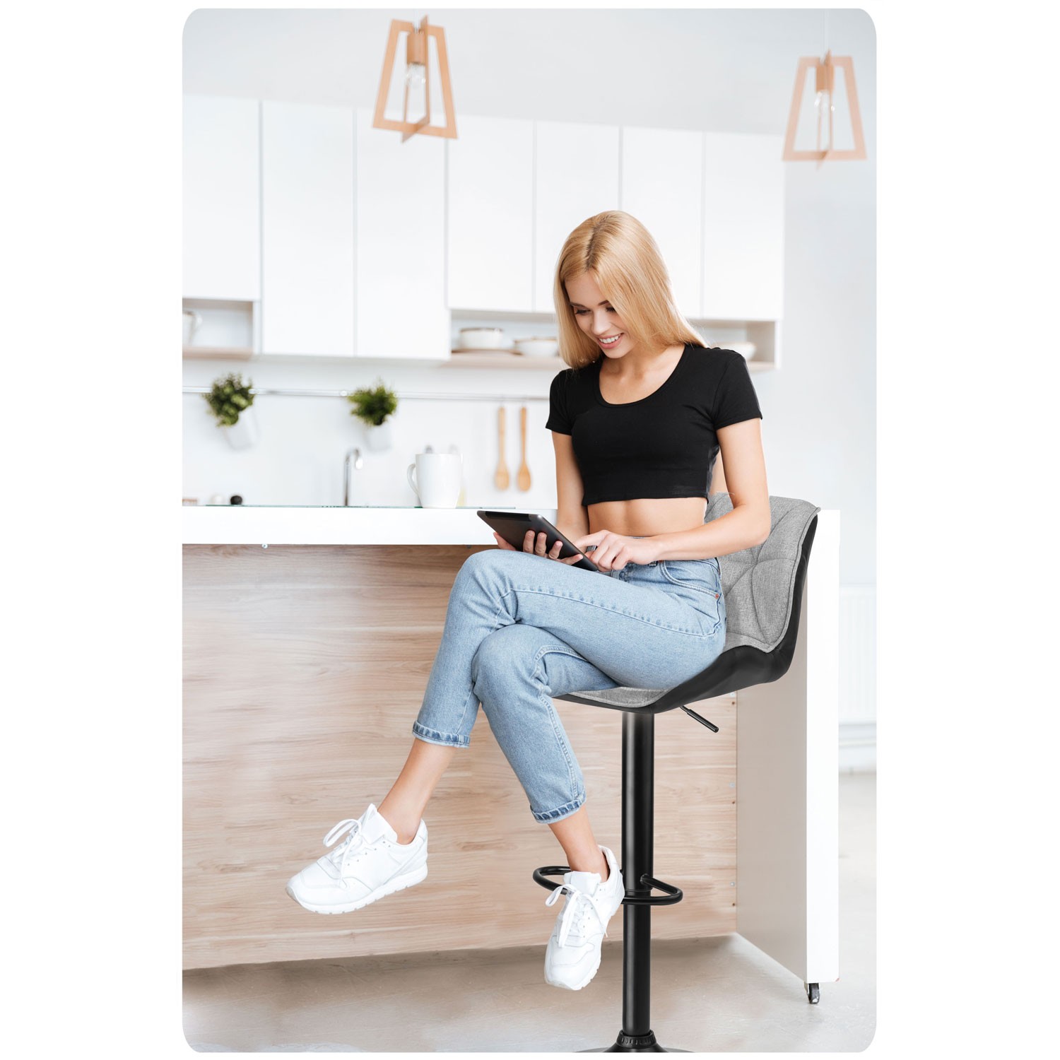 Castel baaritool seljatoega - 2 osa - must ja hall - Image 8