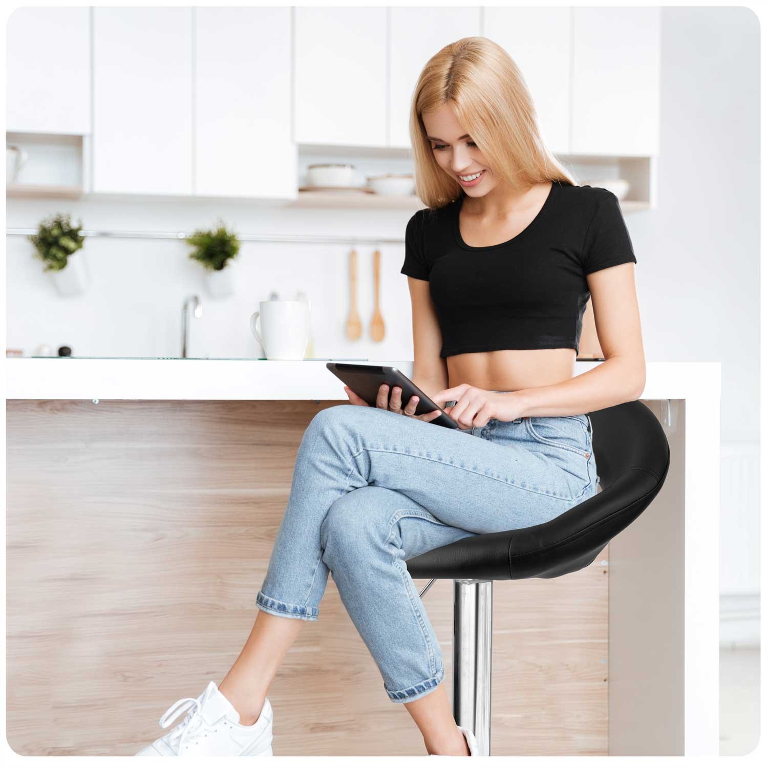 Forza baaritool seljatoega, must - Image 8