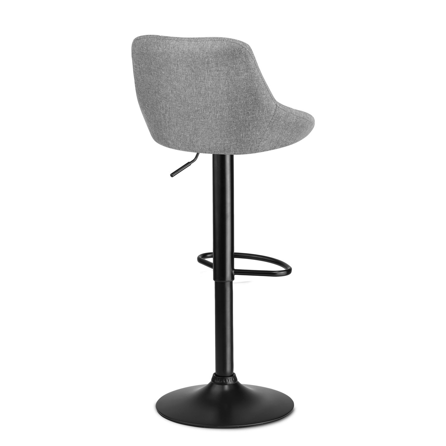 Nerra baaritool seljatoega, hall kangas - 2 tk - Image 5