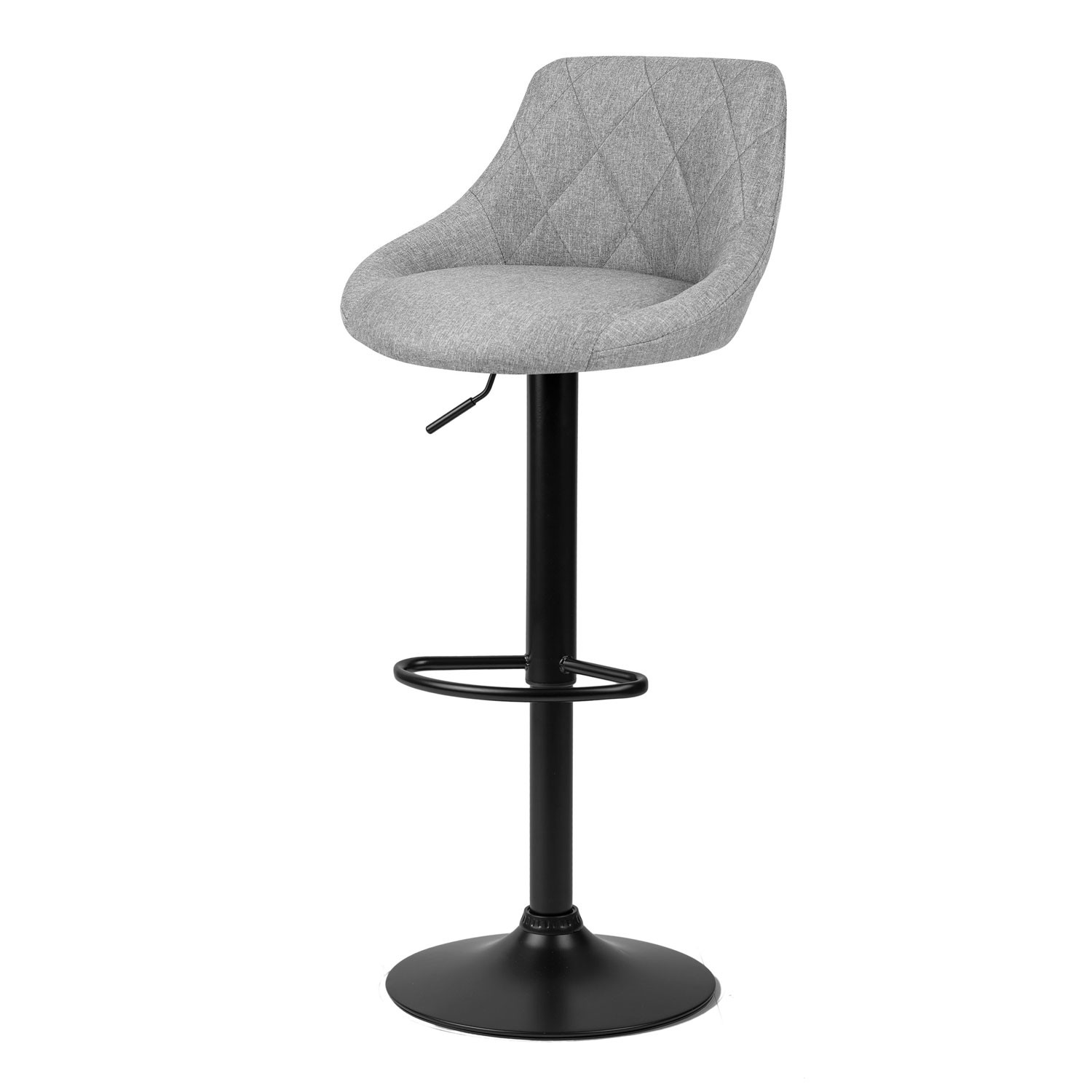 Nerra baaritool seljatoega, hall kangas - 2 tk - Image 8