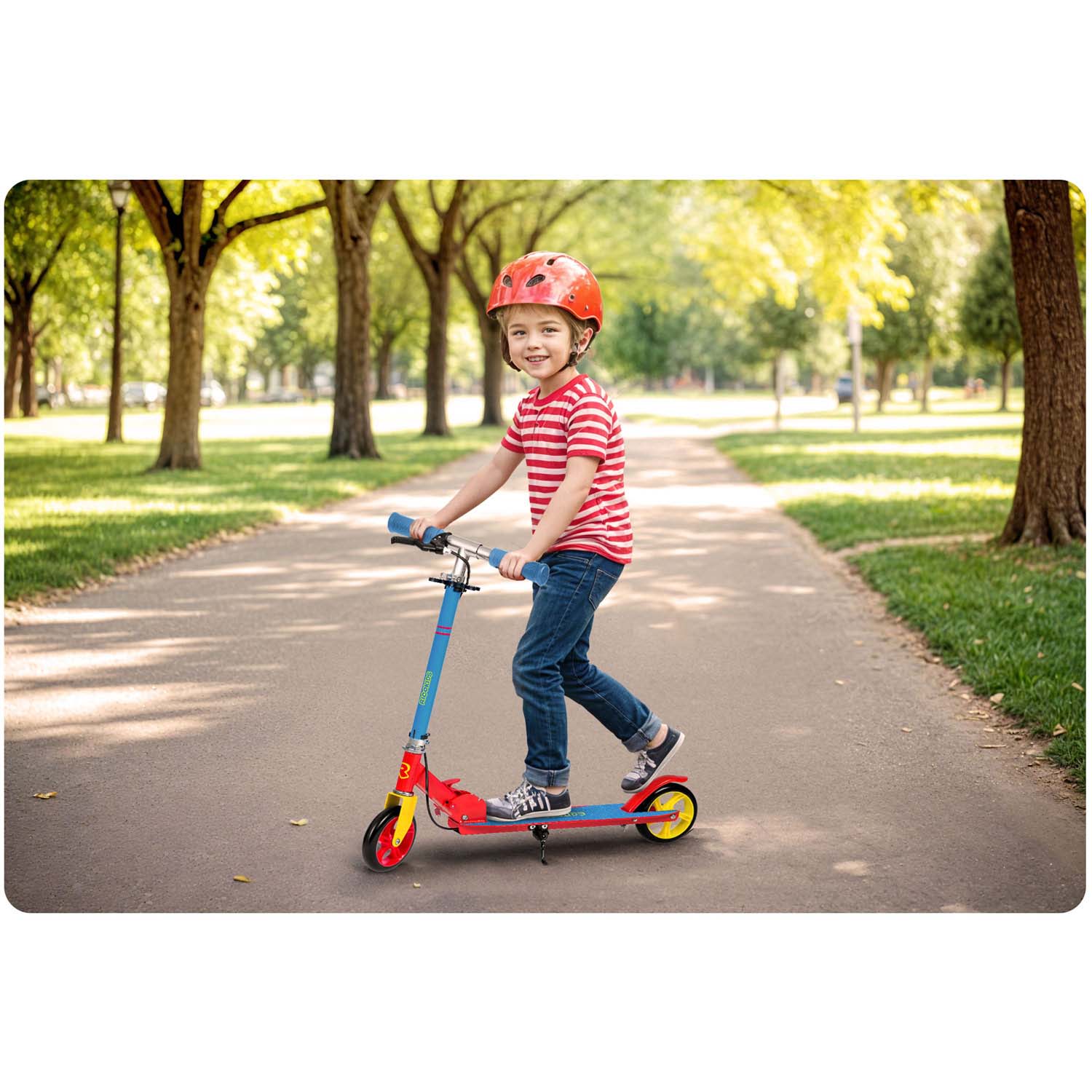 Kodi tõukeratas sinine ja punane Ricokids - Image 10