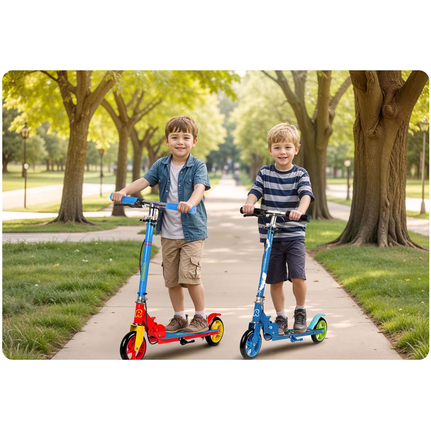 Kodi tõukeratas sinine ja punane Ricokids - Image 11