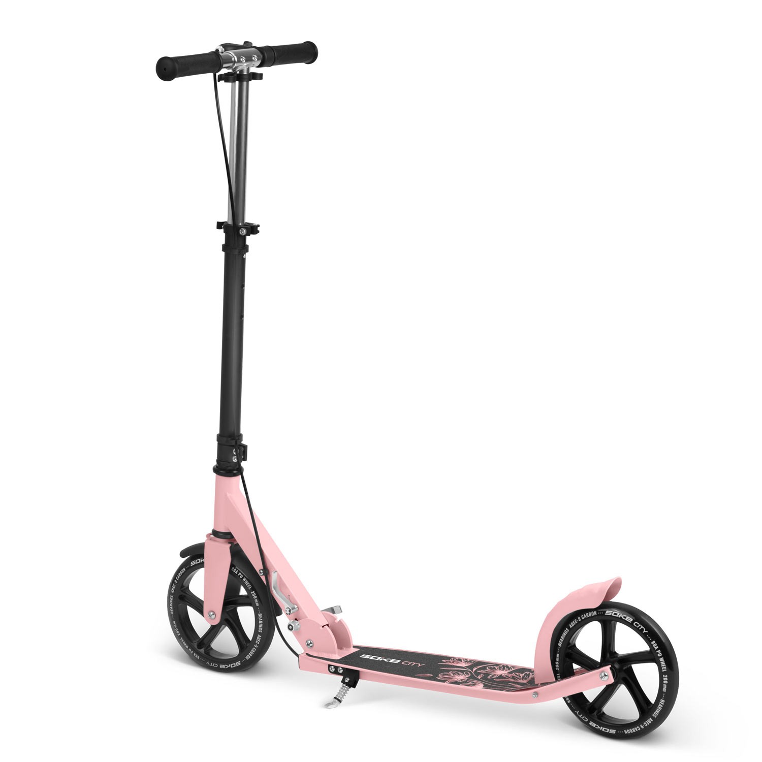 Soke City tõukeratas must ja roosa - Image 8