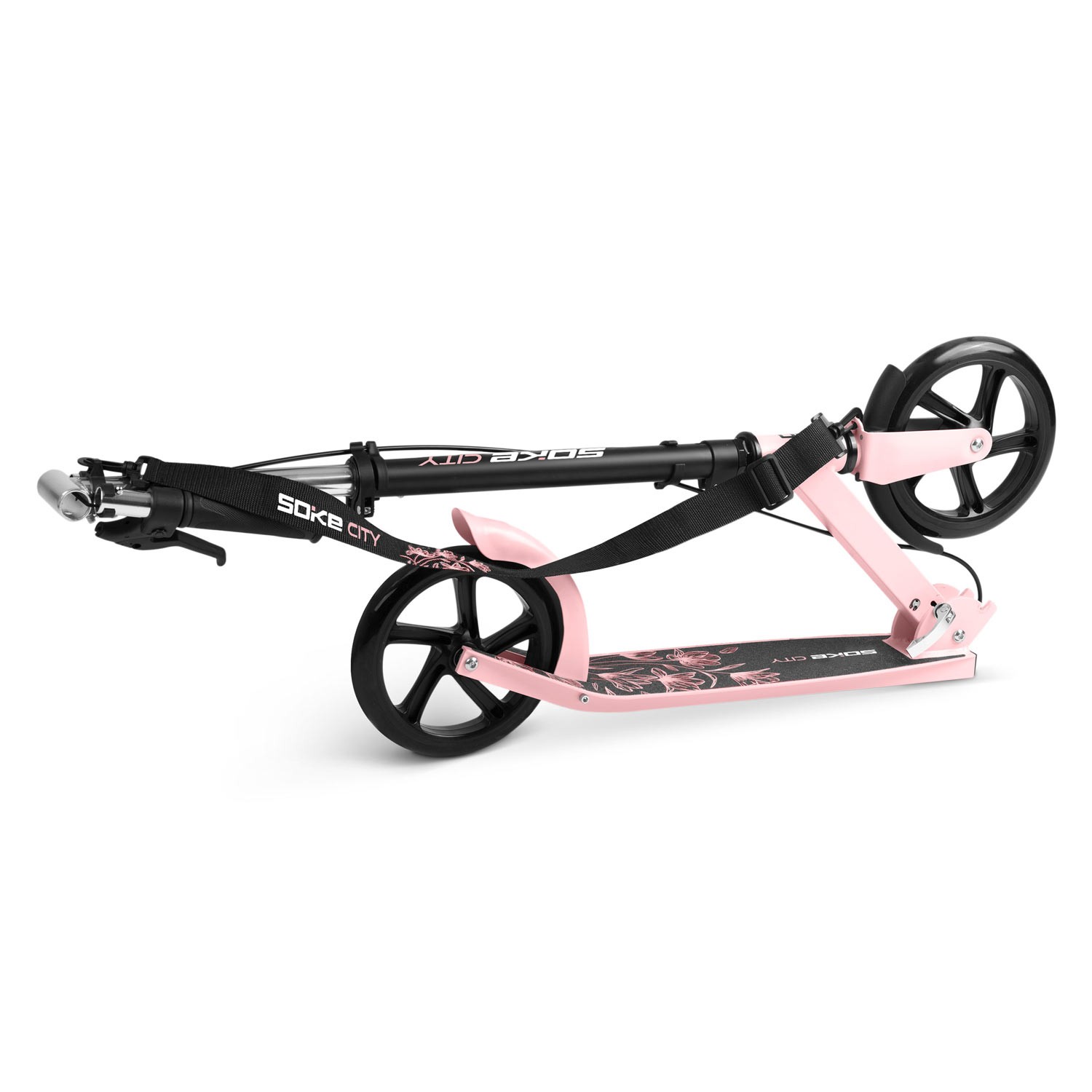 Soke City tõukeratas must ja roosa - Image 9