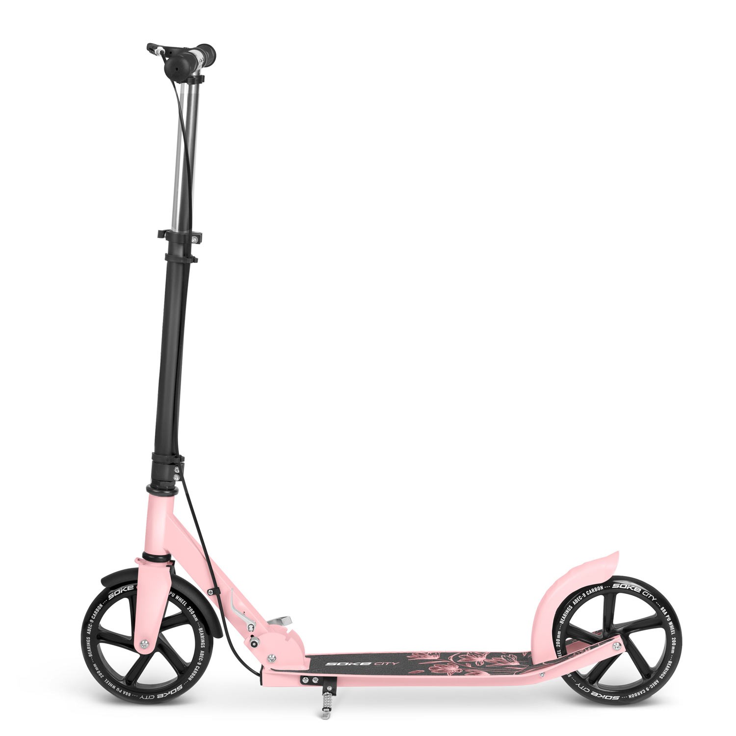 Soke City tõukeratas must ja roosa - Image 10