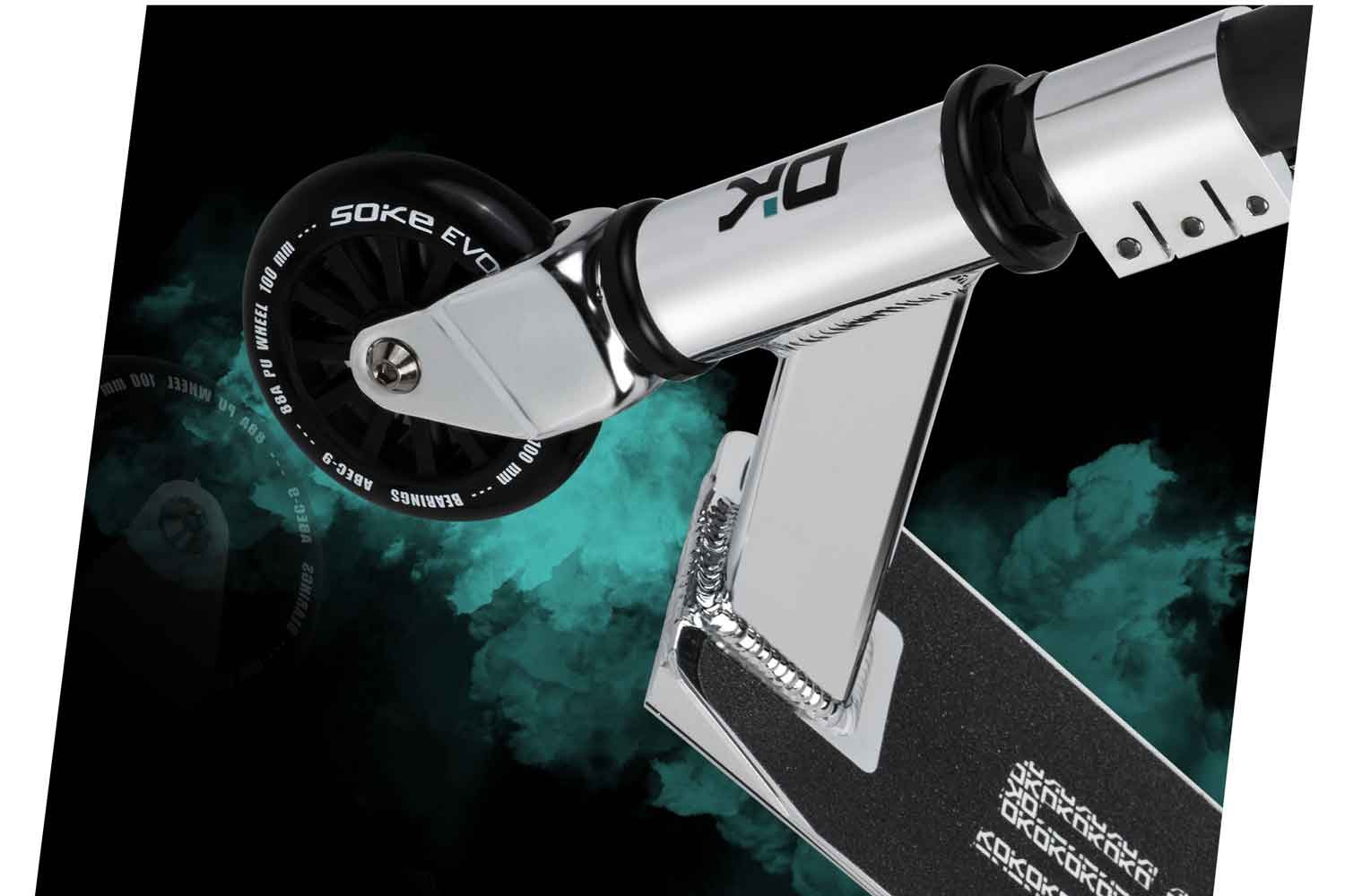 SOKE EVO hõbedane tänavatõukeratas - Image 2