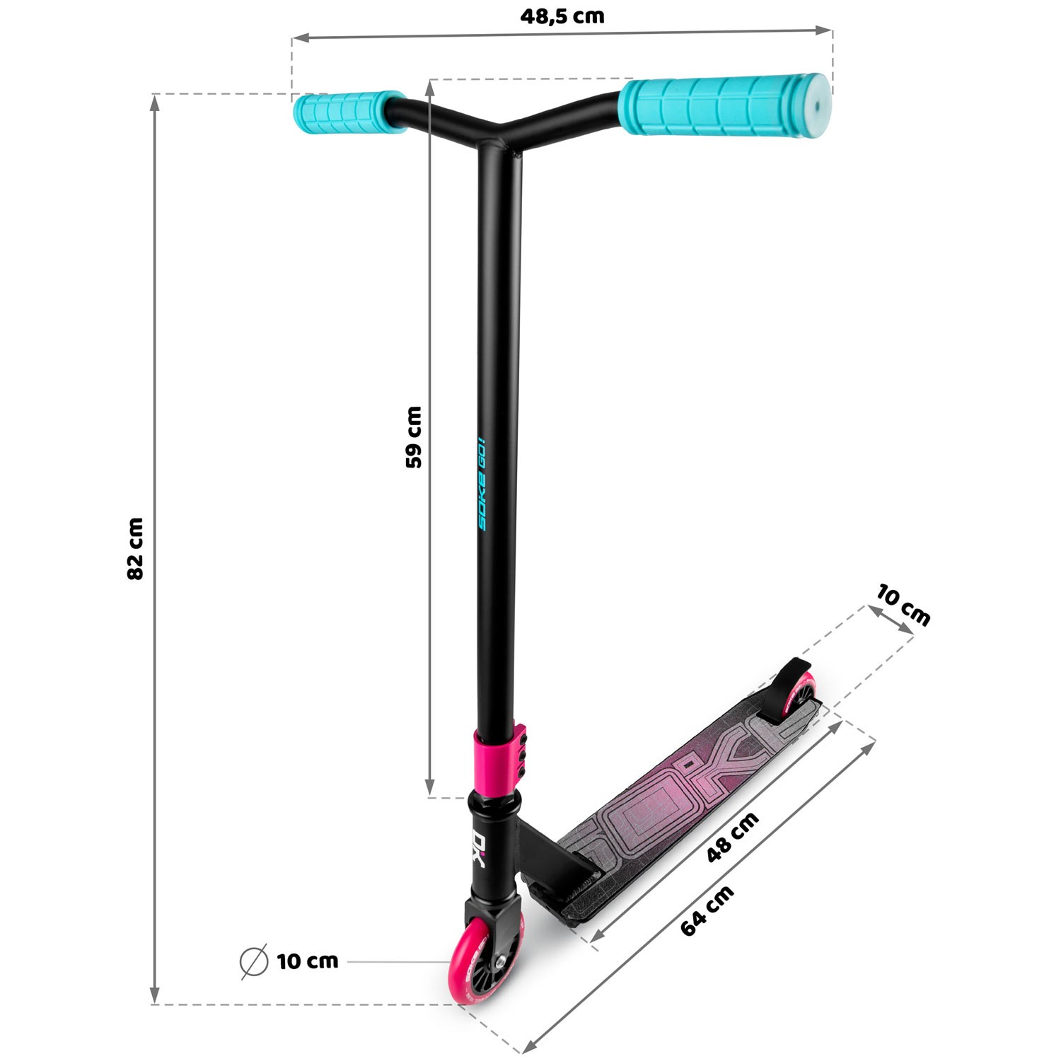 SOKE Go! trikitõukeratas roosa ja sinine - Image 11