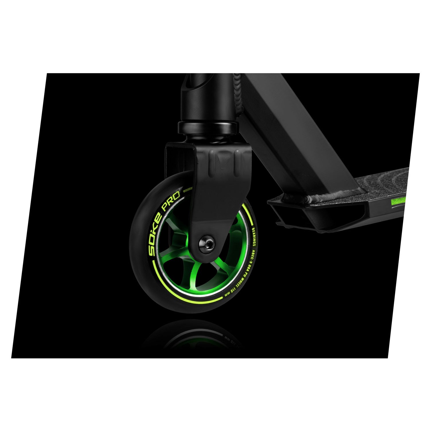SOKE PRO trikitõukeratas kollane ja roheline - Image 2
