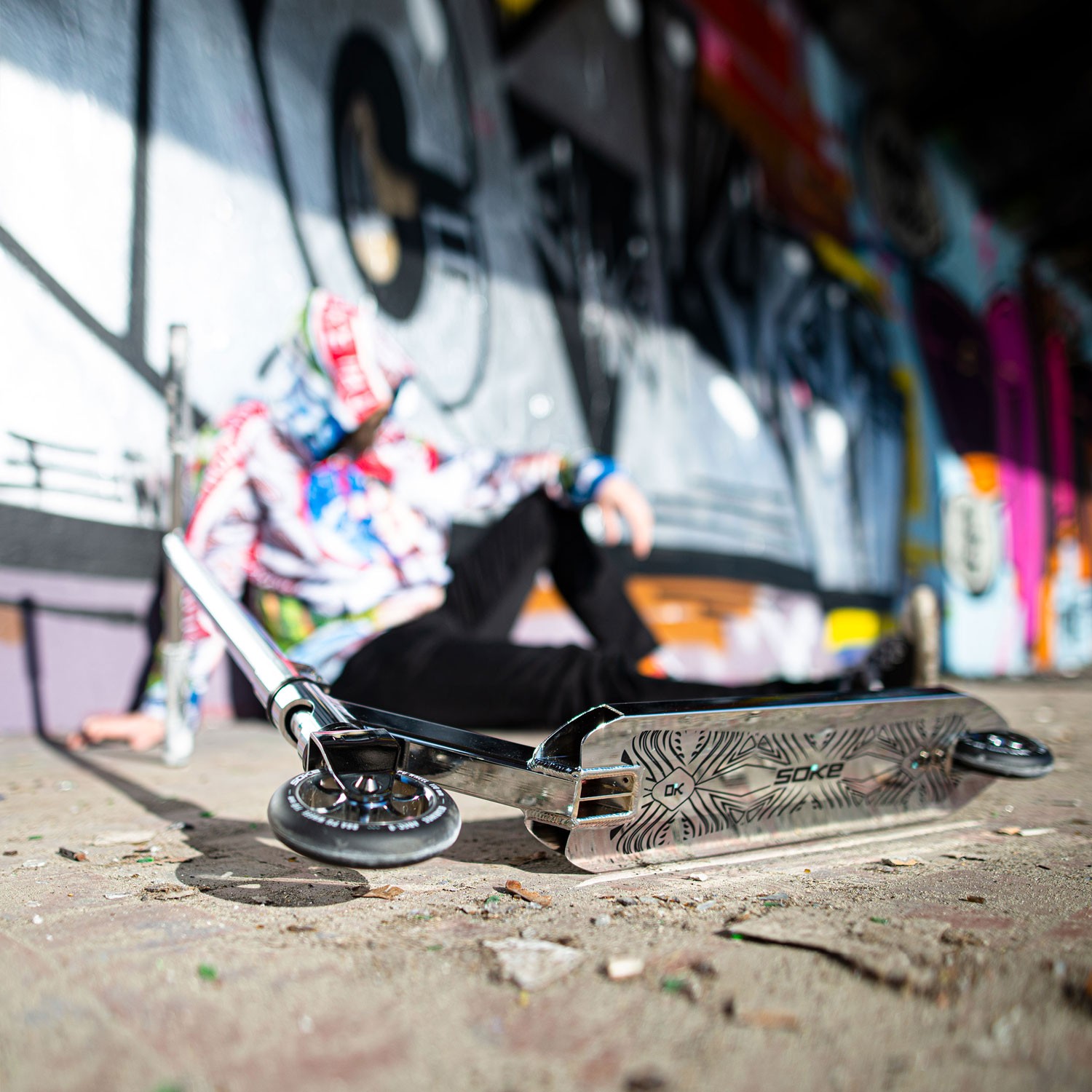 SOKE PRO tänavahõbedane trikitõukeratas - Image 8