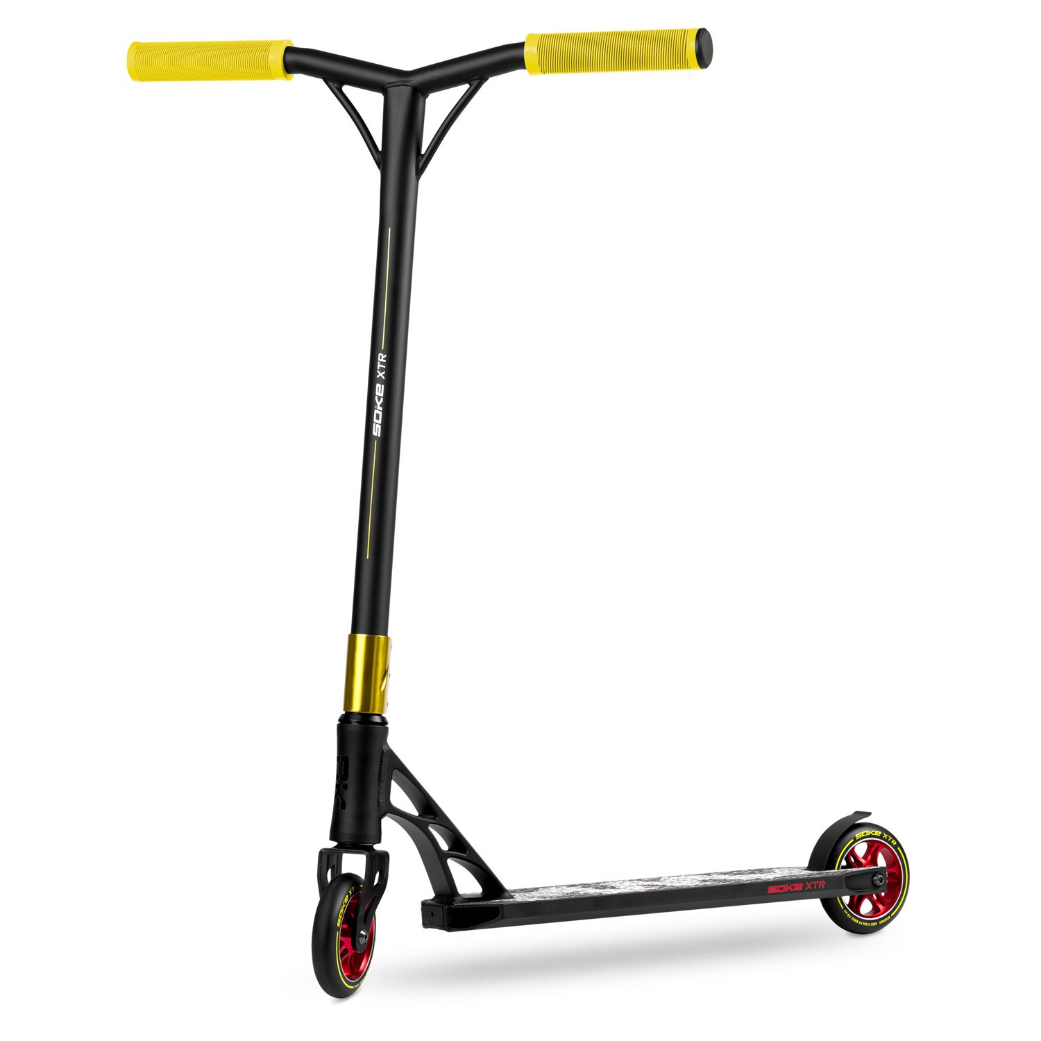 SOKE XTR trikitõukeratas must ja kollane - Image 4