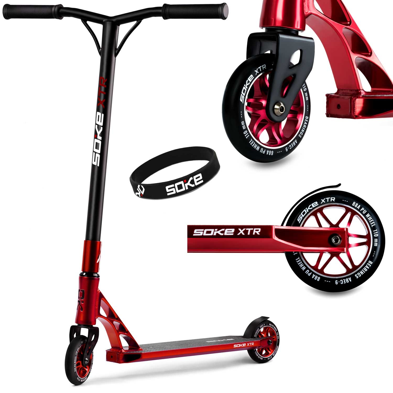 SOKE XTR punane tõukeratas