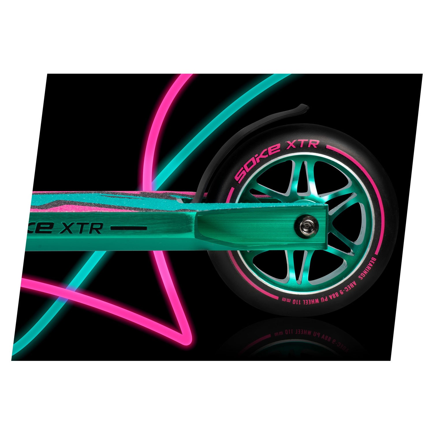 SOKE XTR trikitõukeratas türkiissinine roosa - Image 3