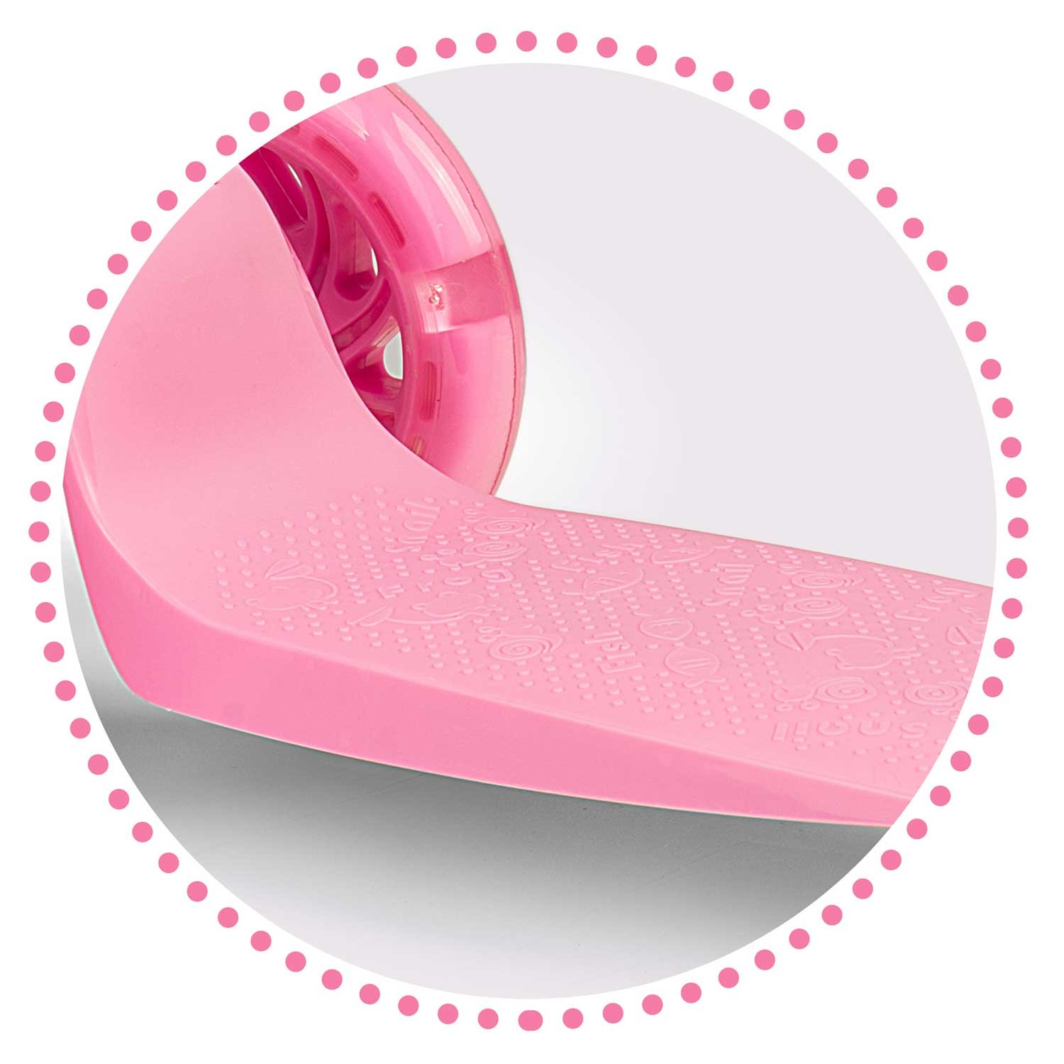 Ricokids Loco kolmerattaline tõukeratas - roosa - Image 6