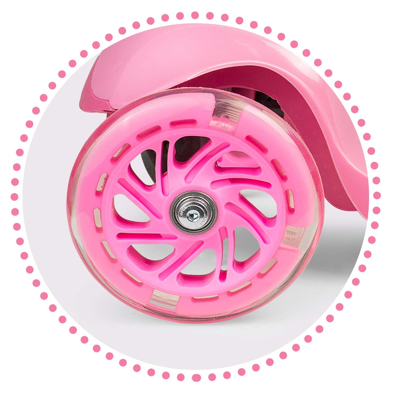 Ricokids Loco kolmerattaline tõukeratas - roosa - Image 9