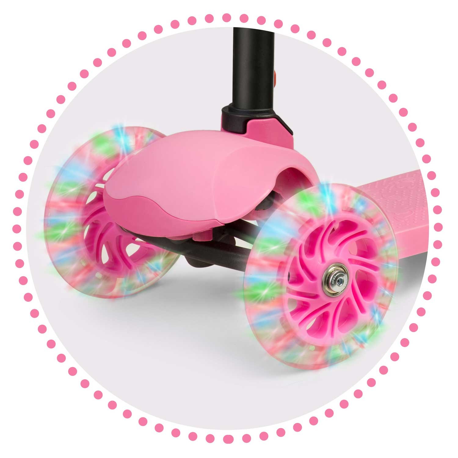 Ricokids Loco kolmerattaline tõukeratas - roosa - Image 13