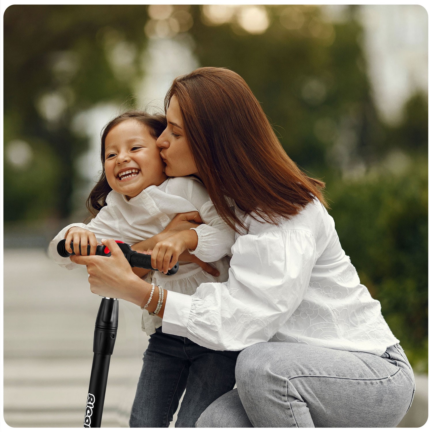 Ricokids Piko kolmerattaline tõukeratas - must värviliste mustritega - Image 14