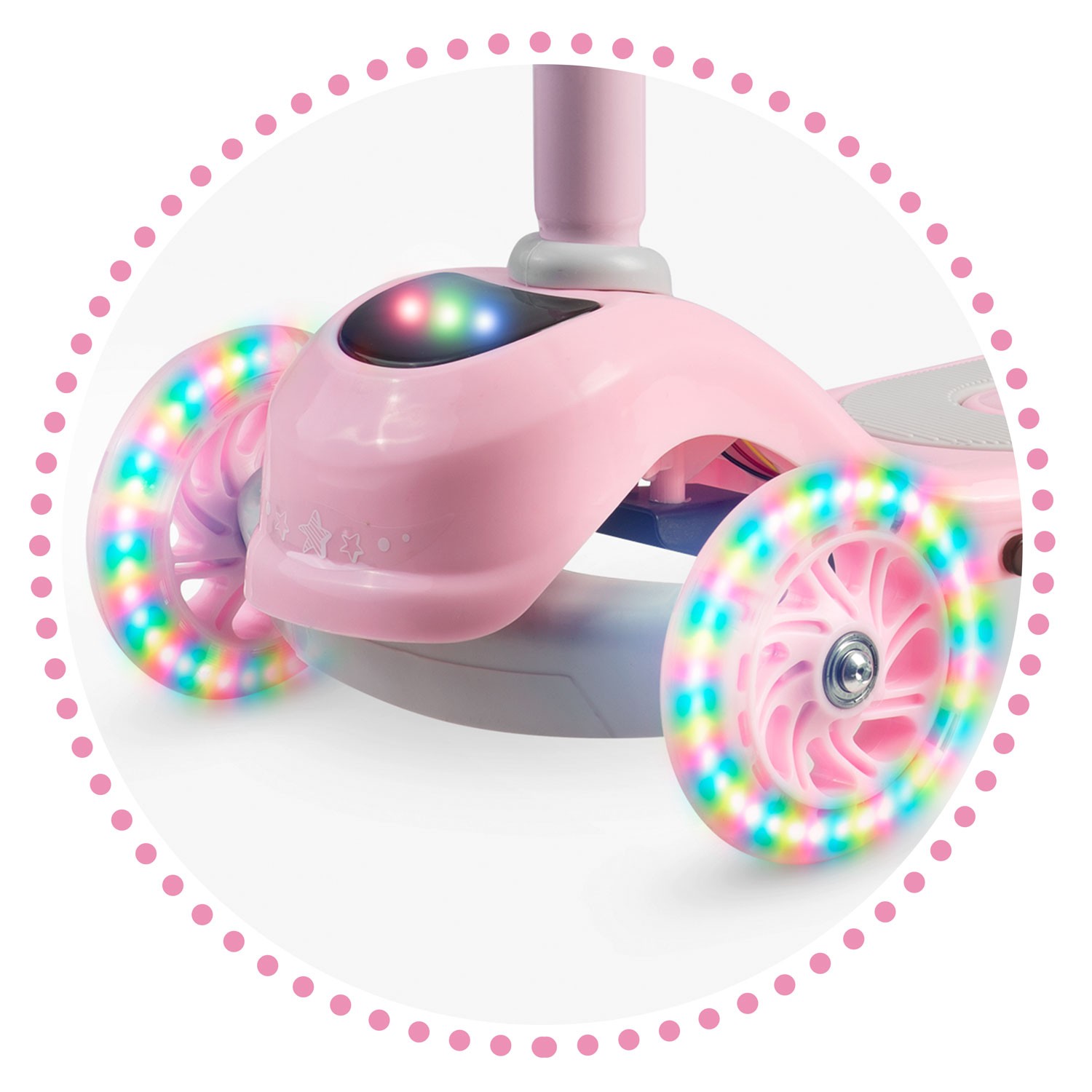 Ricokids Piko kolmerattaline tõukeratas - roosa - Image 13