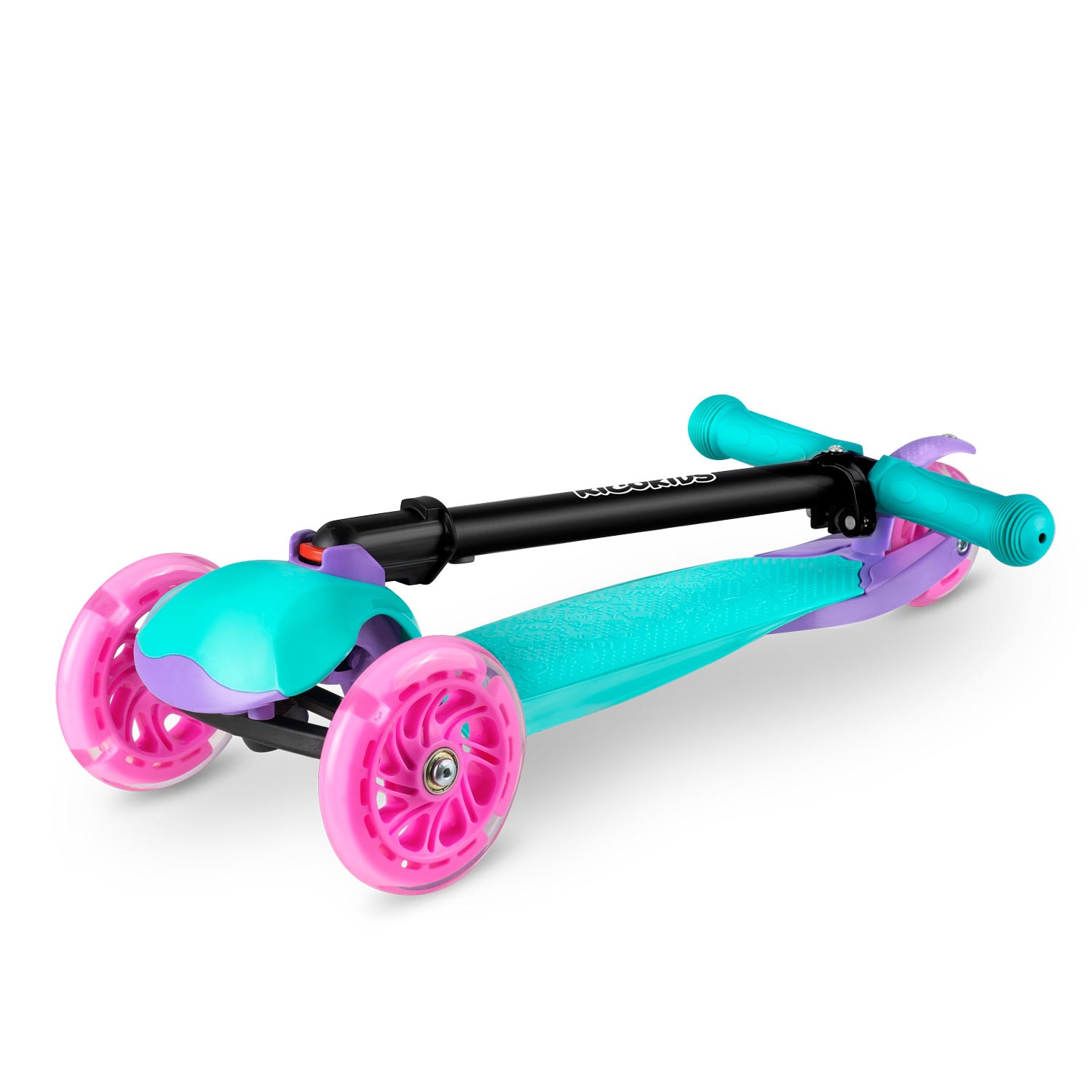 Ricokids Loco kolmerattaline tõukeratas - türkiissinine roosa - Image 5