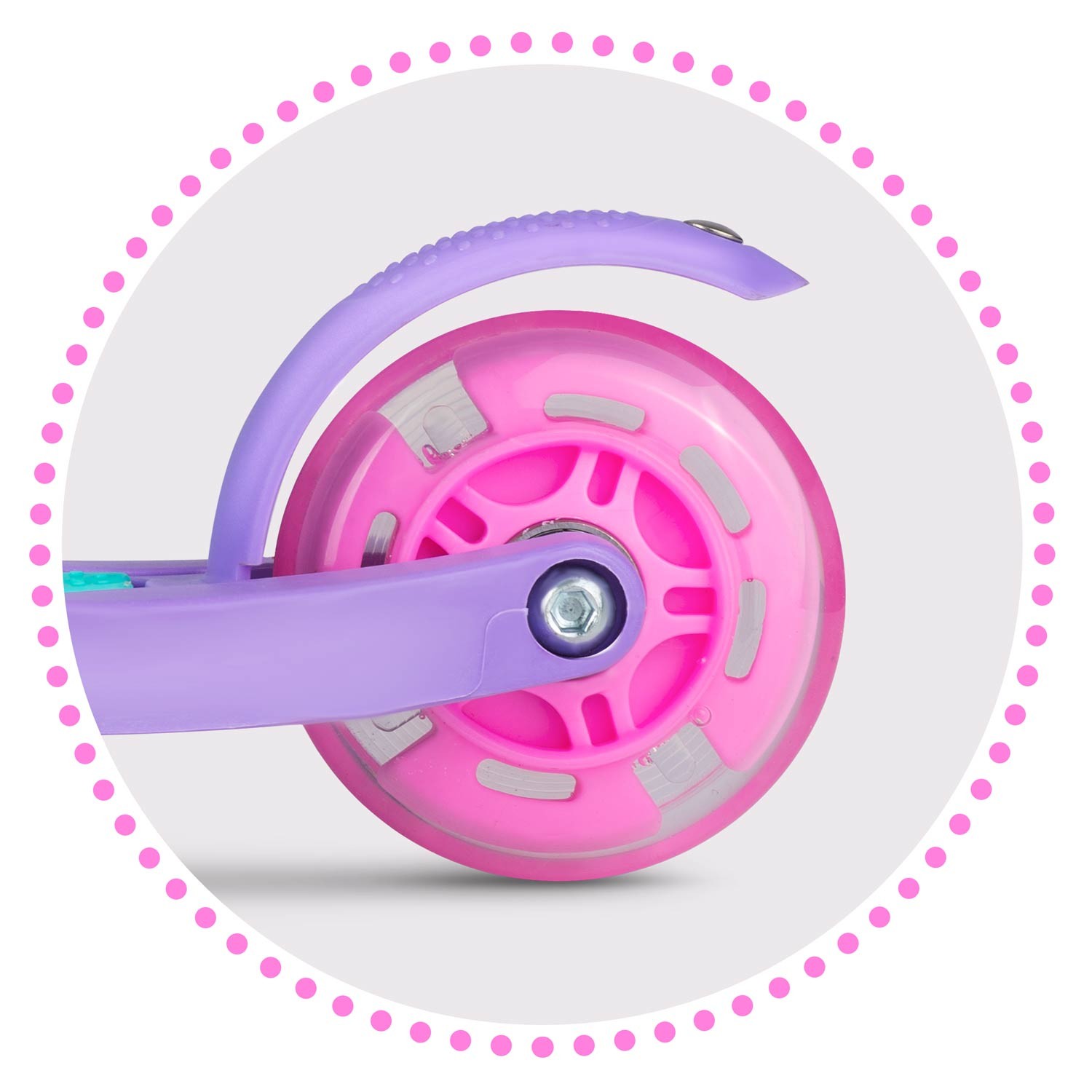 Ricokids Loco kolmerattaline tõukeratas - türkiissinine roosa - Image 14