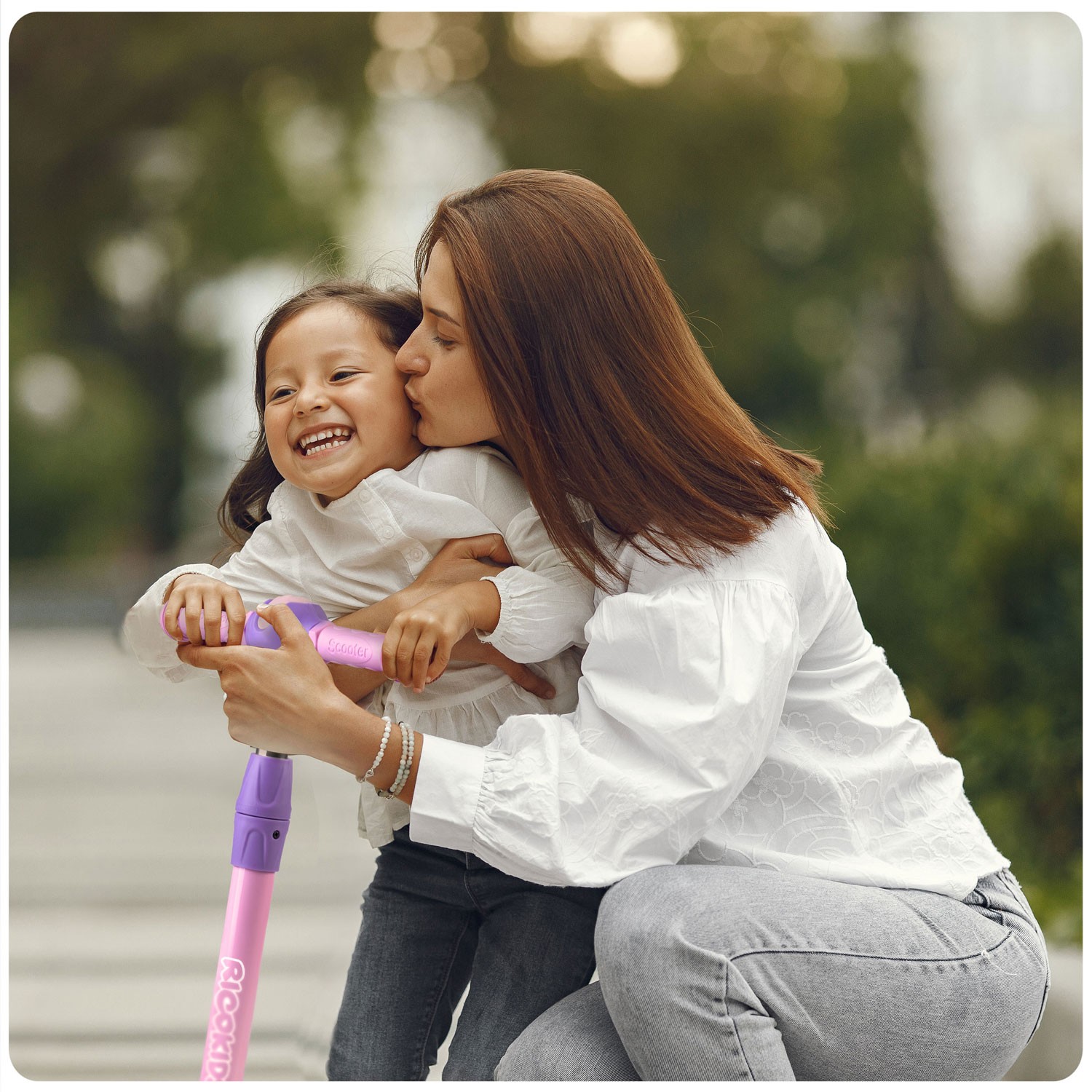 Ricokids Piko kolmerattaline tõukeratas - roosa ja lilla - Image 10