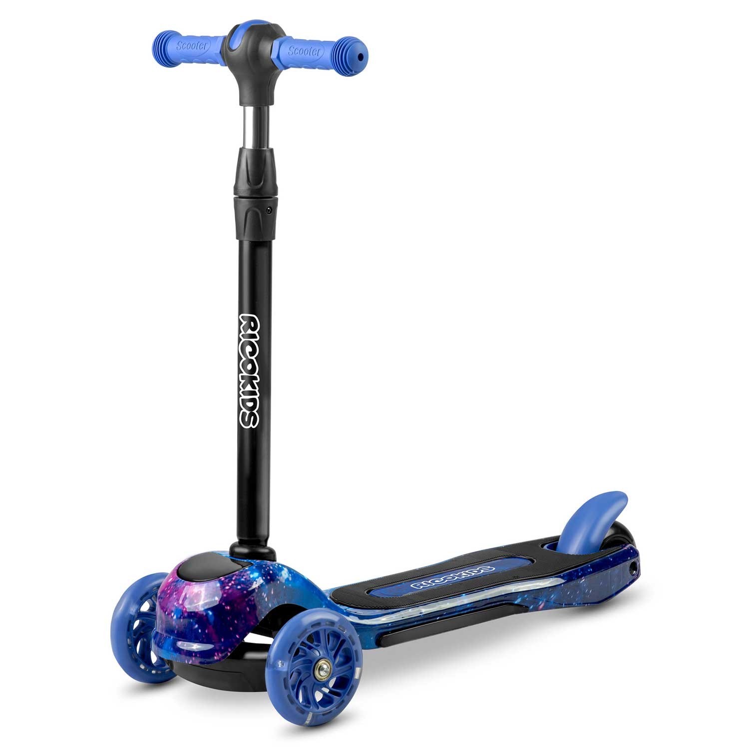 Ricokids Piko kolmerattaline tõukeratas - must ja sinine - Image 14