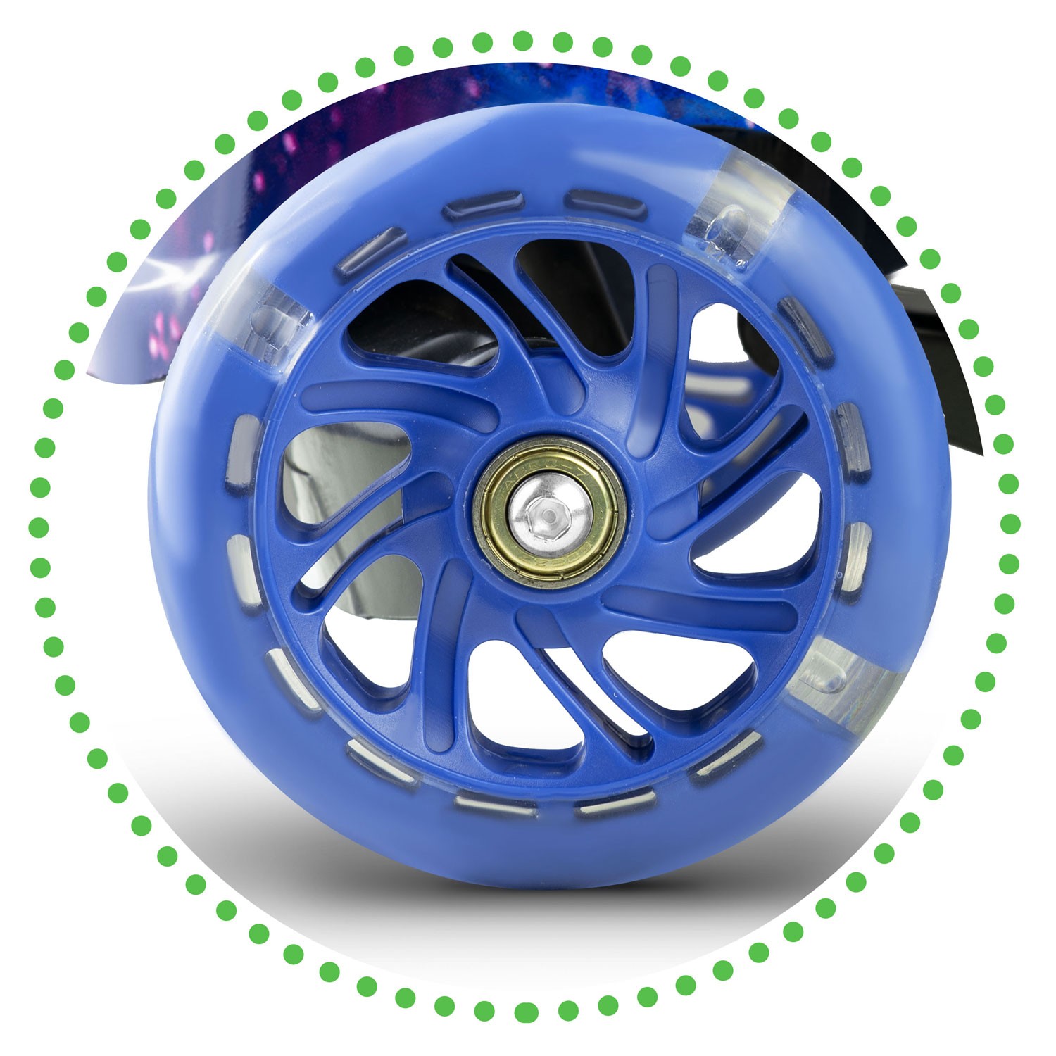 Ricokids Piko kolmerattaline tõukeratas - must ja sinine - Image 9