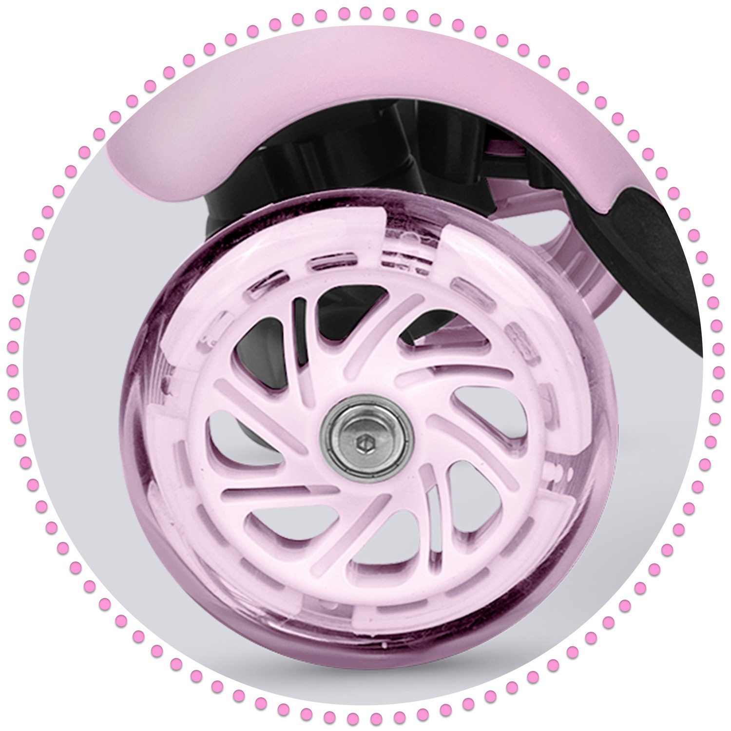 Ricokids Cubi kolmerattaline tõukeratas - roosa - Image 11