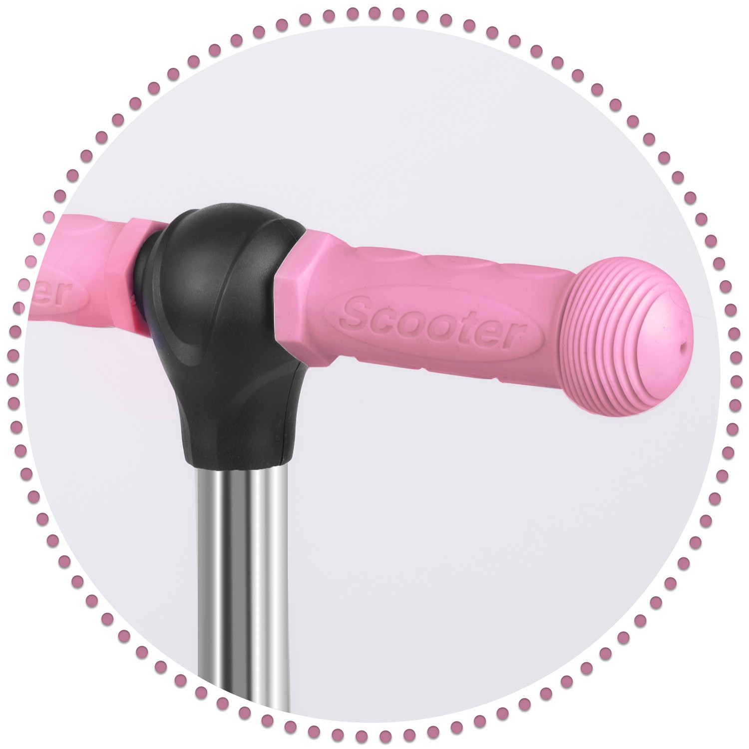 Ricokids Todi kolmerattaline tõukeratas - roosa - Image 13