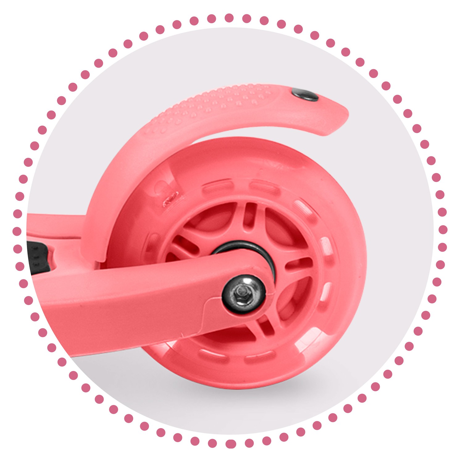 Ricokids Loco kolmerattaline tõukeratas - roosa - Image 9