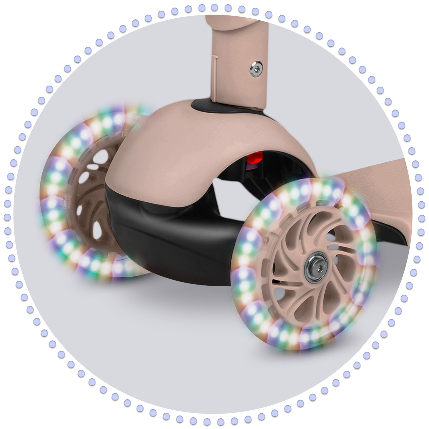 Ricokids Todi kolmerattaline tõukeratas - beež - Image 12