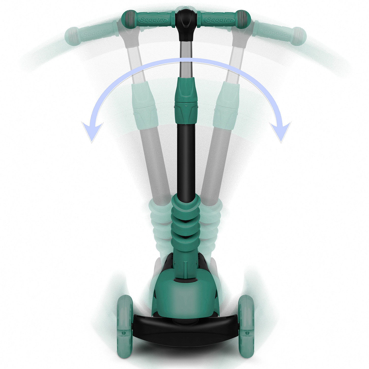 Ricokids Todi kolmerattaline tõukeratas - roheline - Image 14