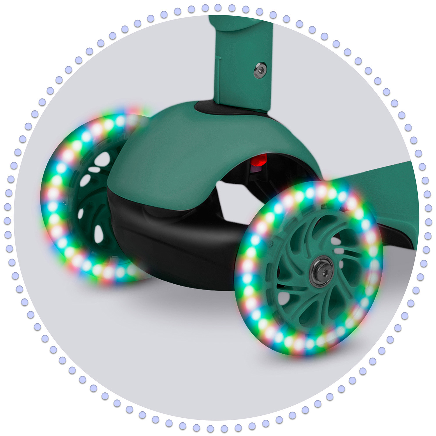 Ricokids Todi kolmerattaline tõukeratas - roheline - Image 9