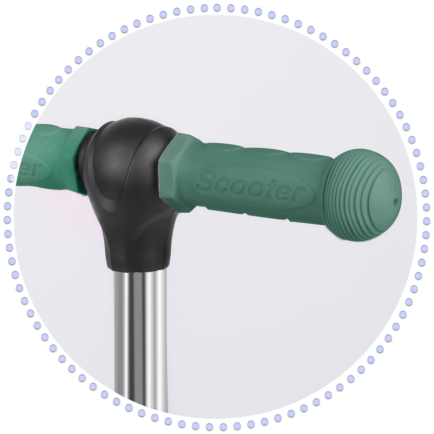 Ricokids Todi kolmerattaline tõukeratas - roheline - Image 11