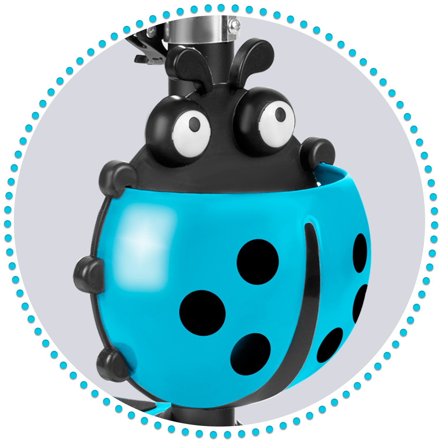 Ricokids Buggy kolmerattaline tõukeratas - türkiissinine - Image 14