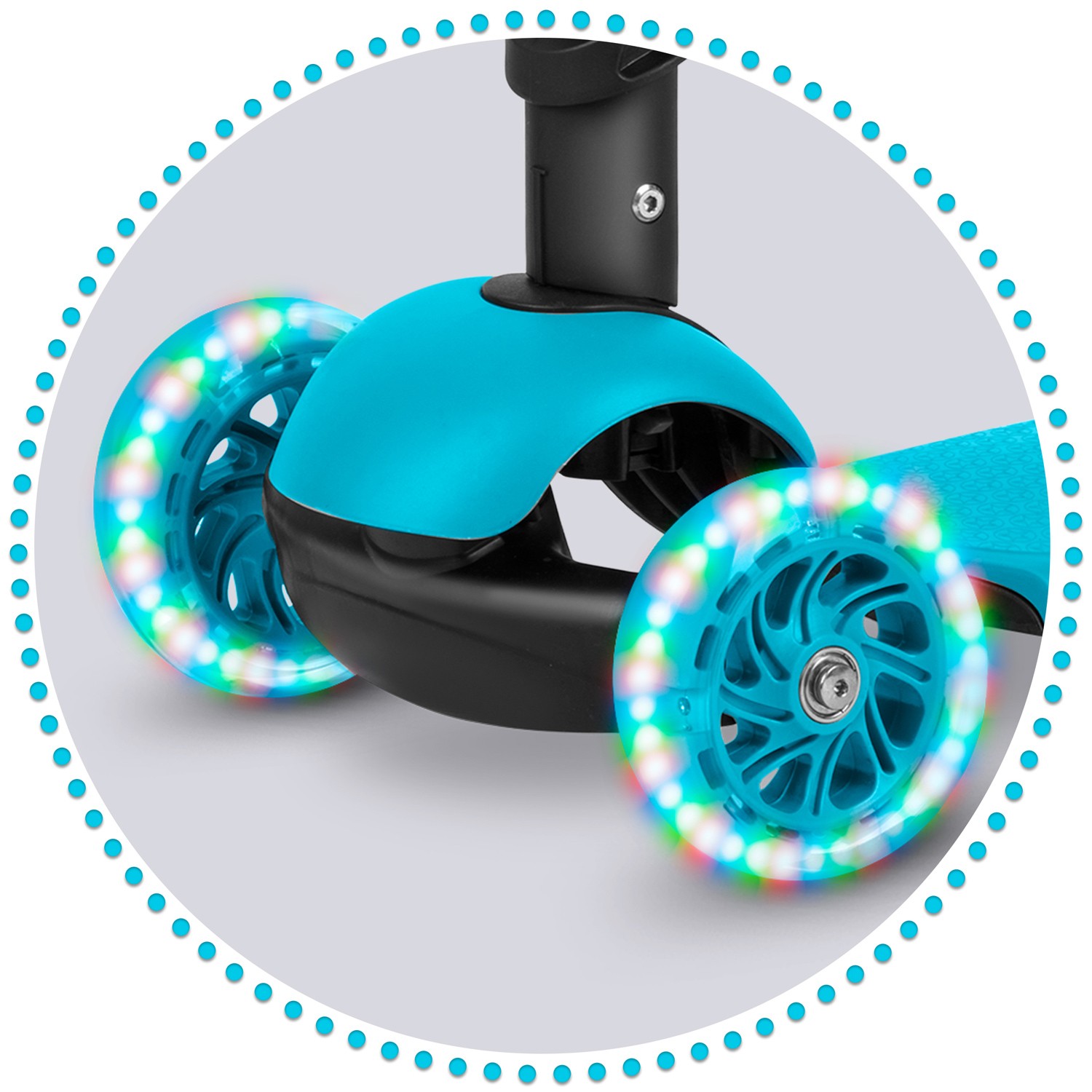 Ricokids Buggy kolmerattaline tõukeratas - türkiissinine - Image 15