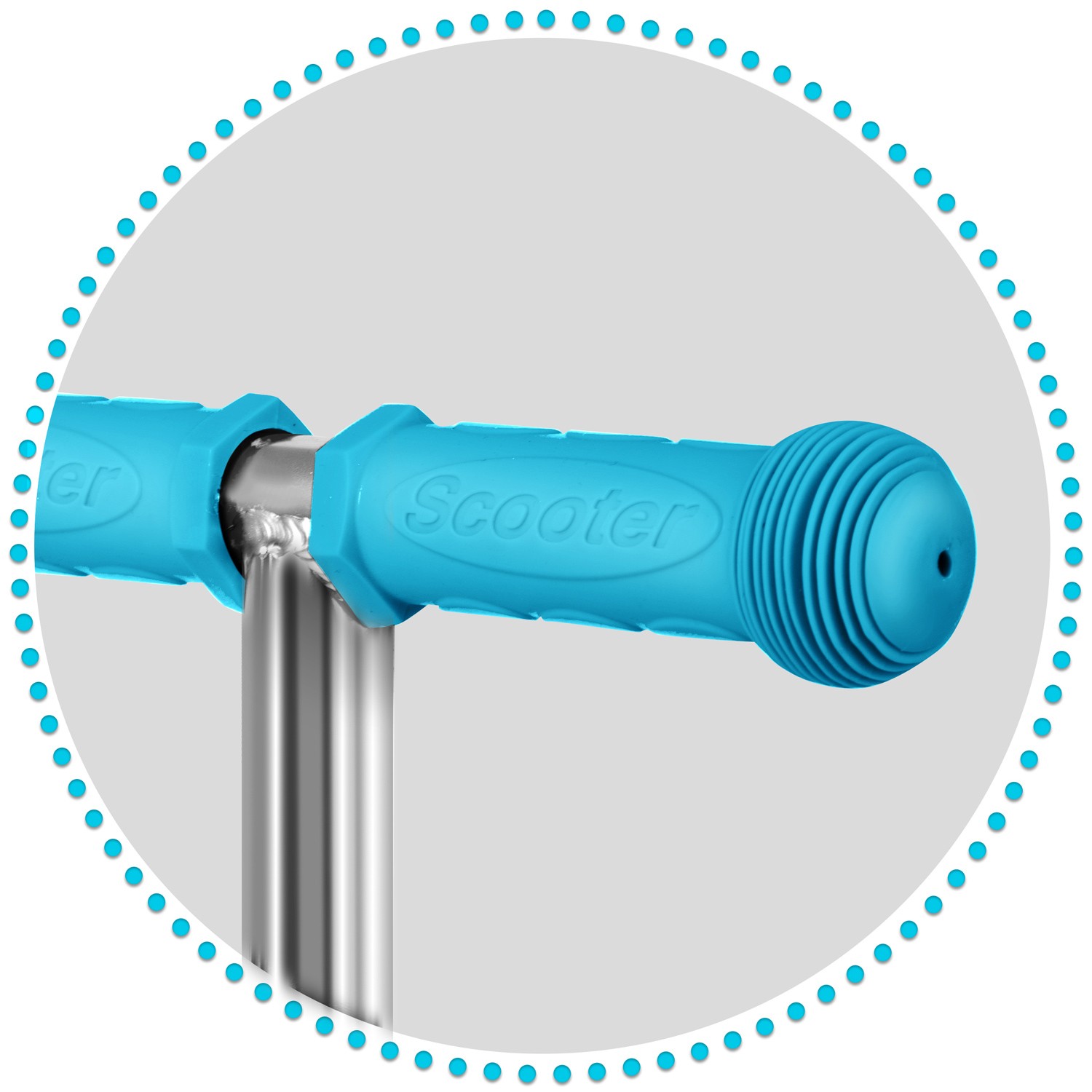 Ricokids Buggy kolmerattaline tõukeratas - türkiissinine - Image 16