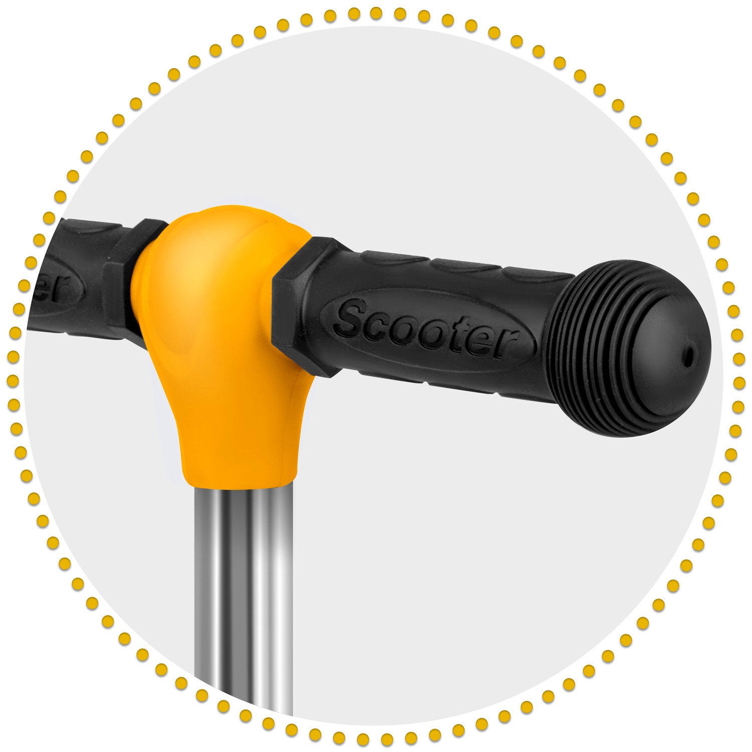 Ricokids Cubi kolmerattaline tõukeratas - must ja oranž - Image 11