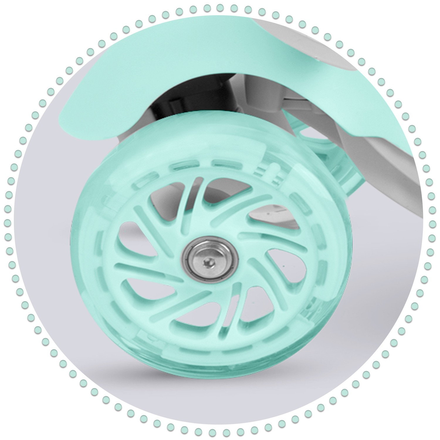 Ricokids Buggy kolmerattaline tõukeratas - mündiroheline - Image 8