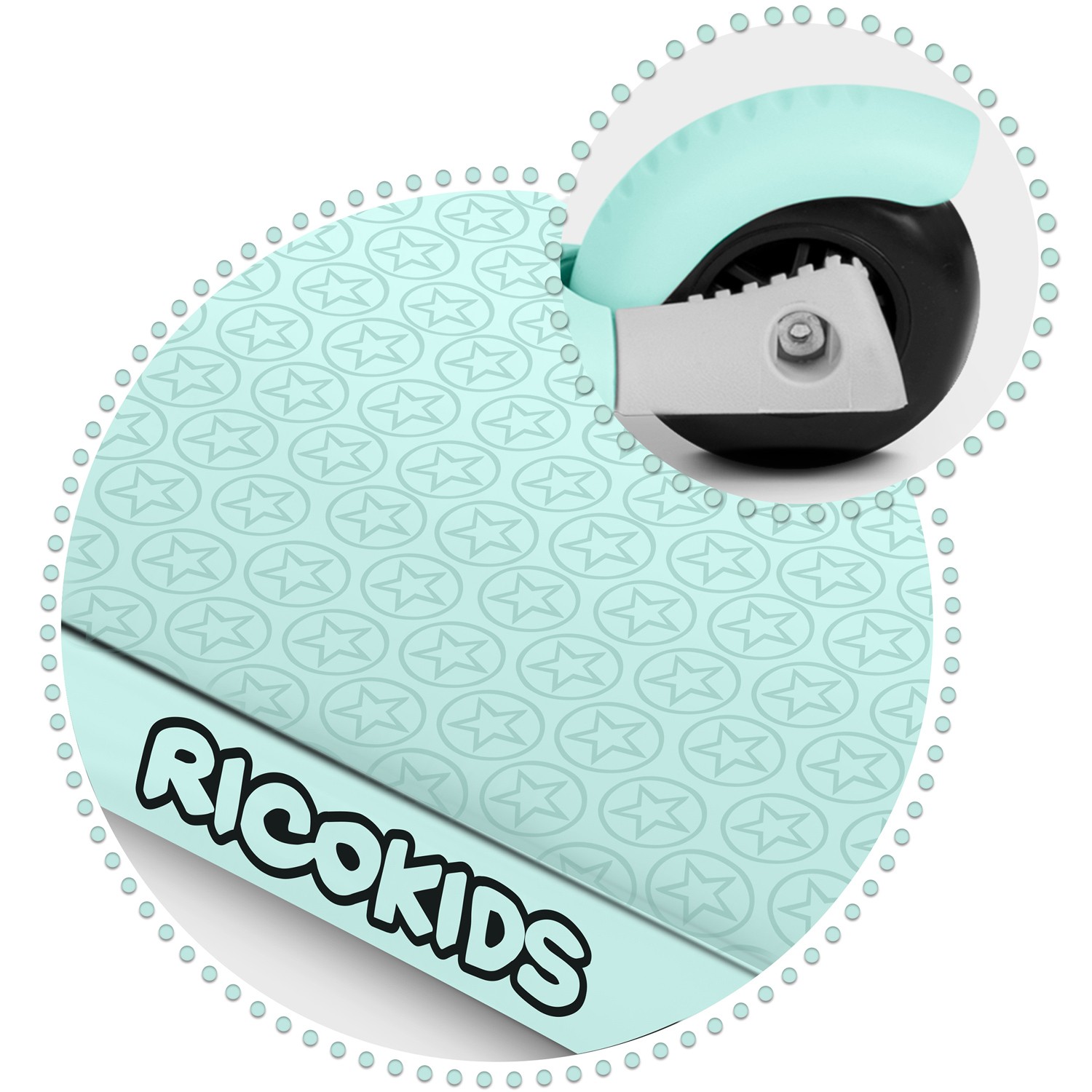 Ricokids Buggy kolmerattaline tõukeratas - mündiroheline - Image 9