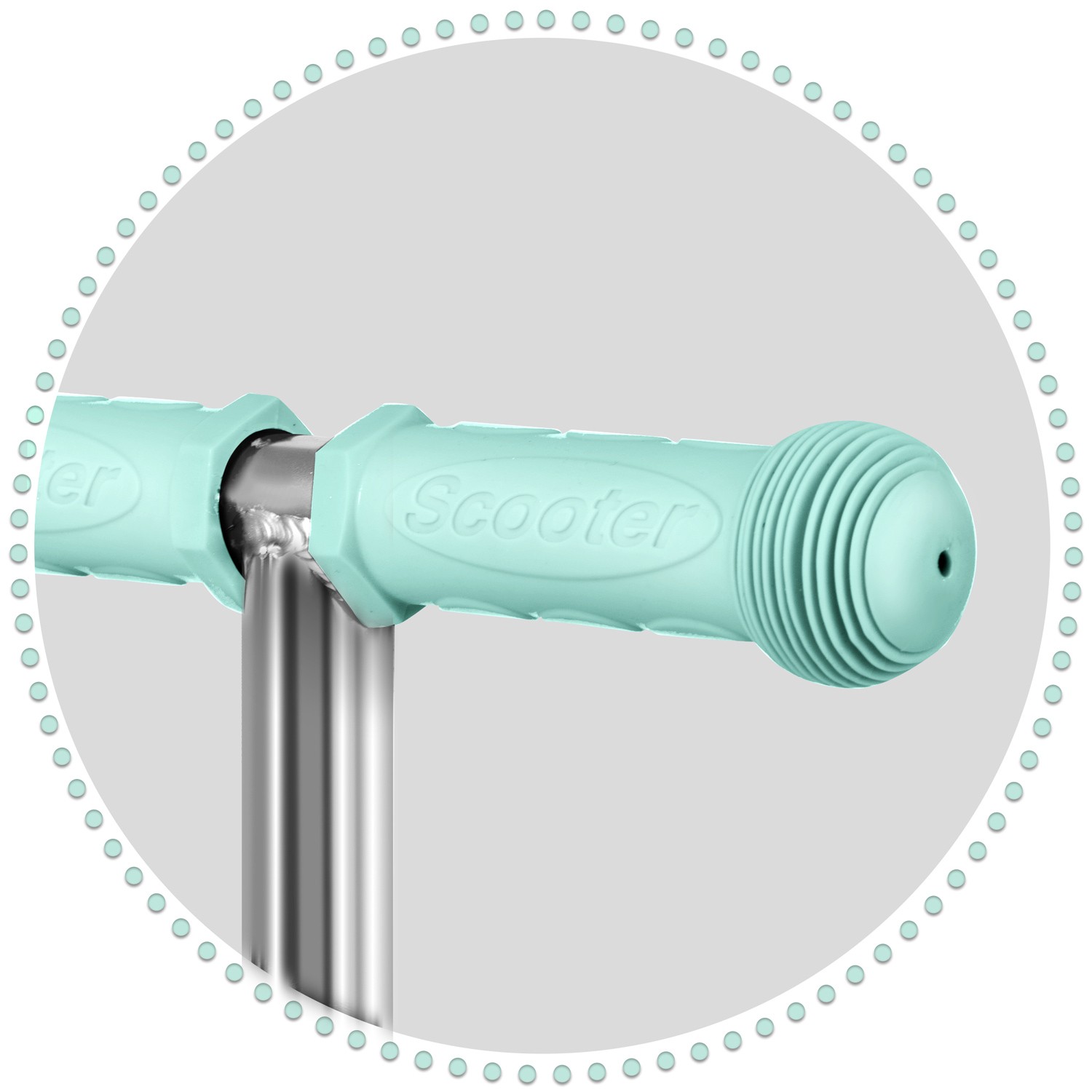 Ricokids Buggy kolmerattaline tõukeratas - mündiroheline - Image 12