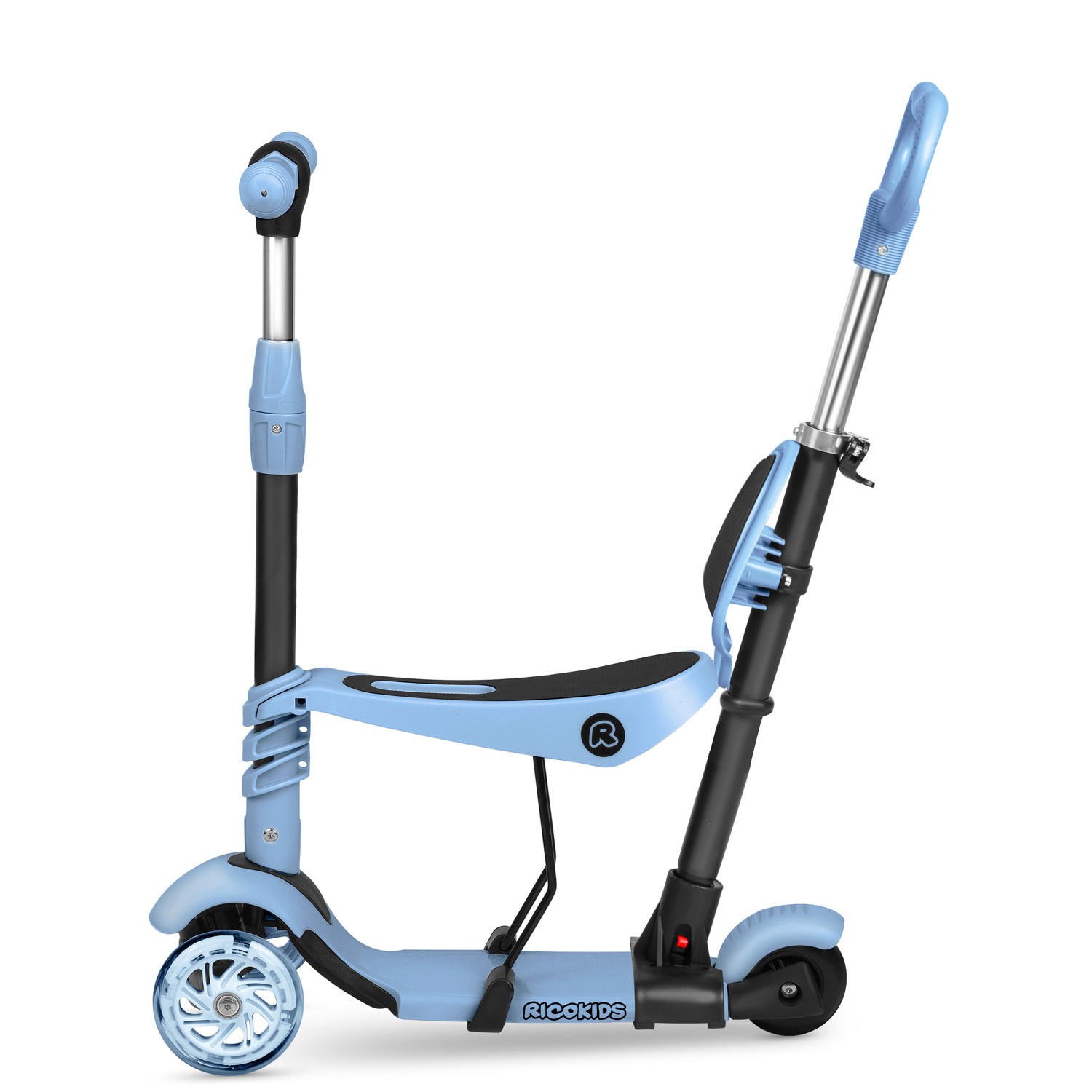 Ricokids Todi kolmerattaline tõukeratas - sinine ja hall - Image 5