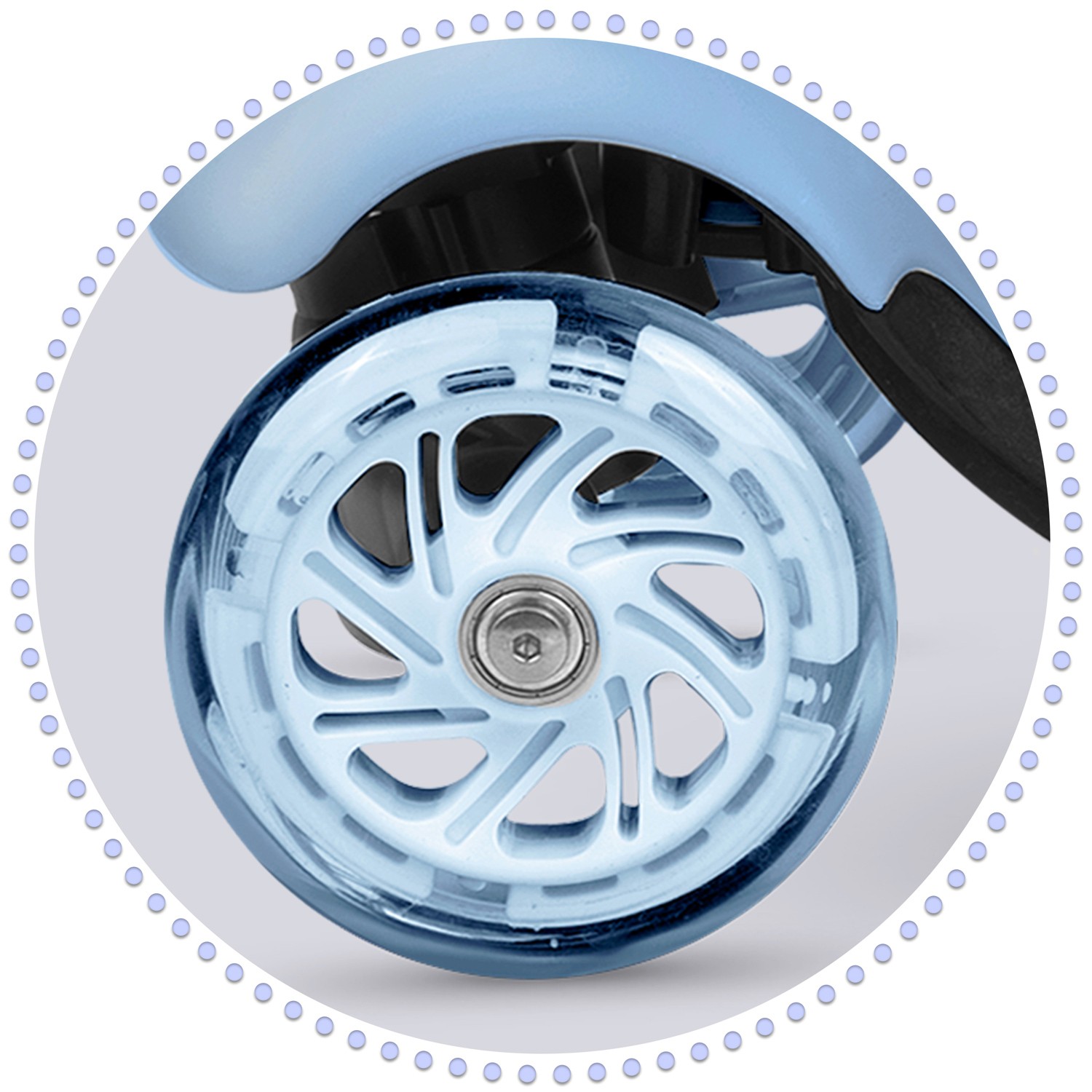 Ricokids Todi kolmerattaline tõukeratas - sinine ja hall - Image 9